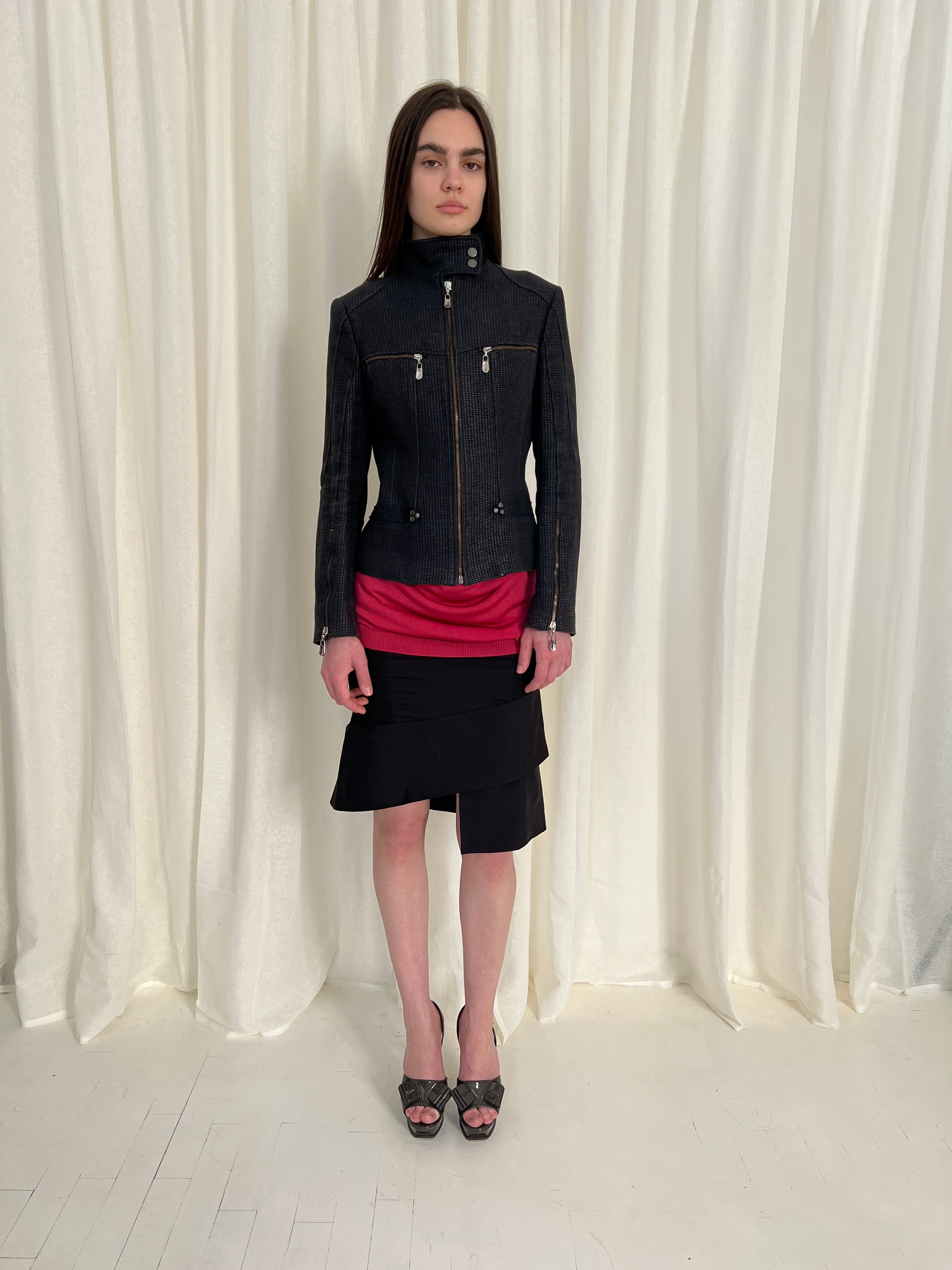RARE SS04 Gucci Tom Ford Silk Skirt