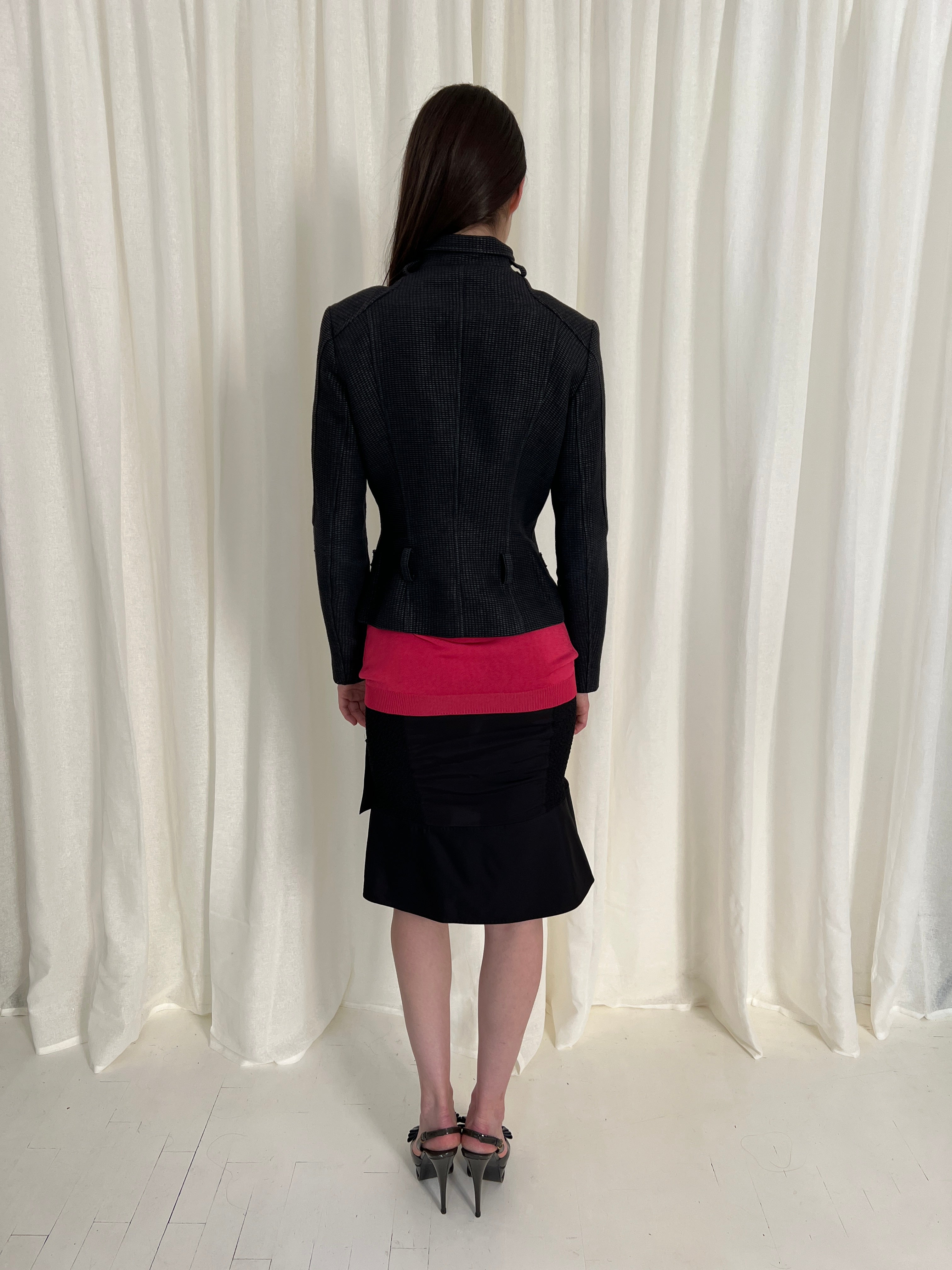 RARE SS04 Gucci Tom Ford Silk Skirt