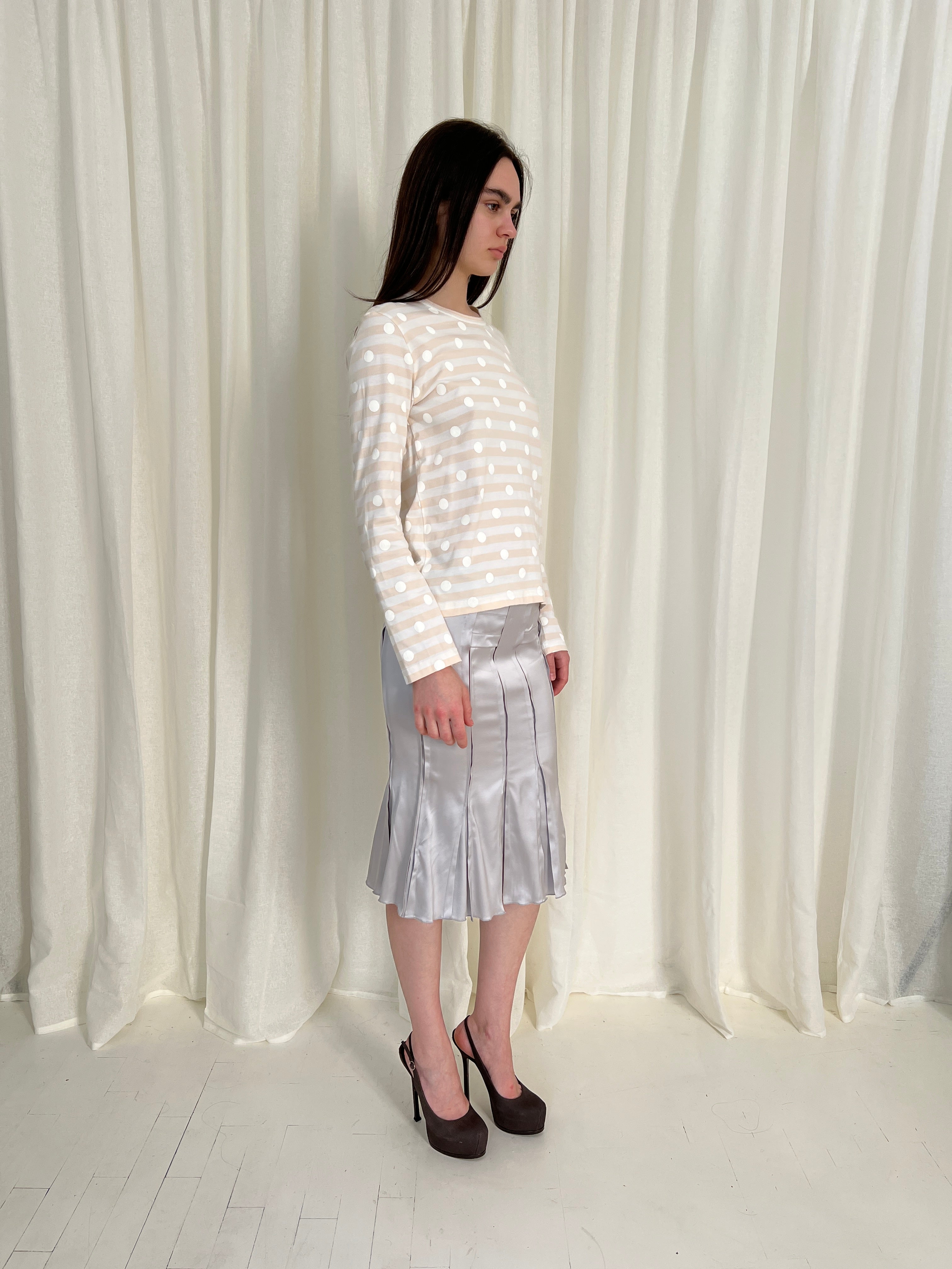 FW04 Gucci Tom Ford Silk Skirt
