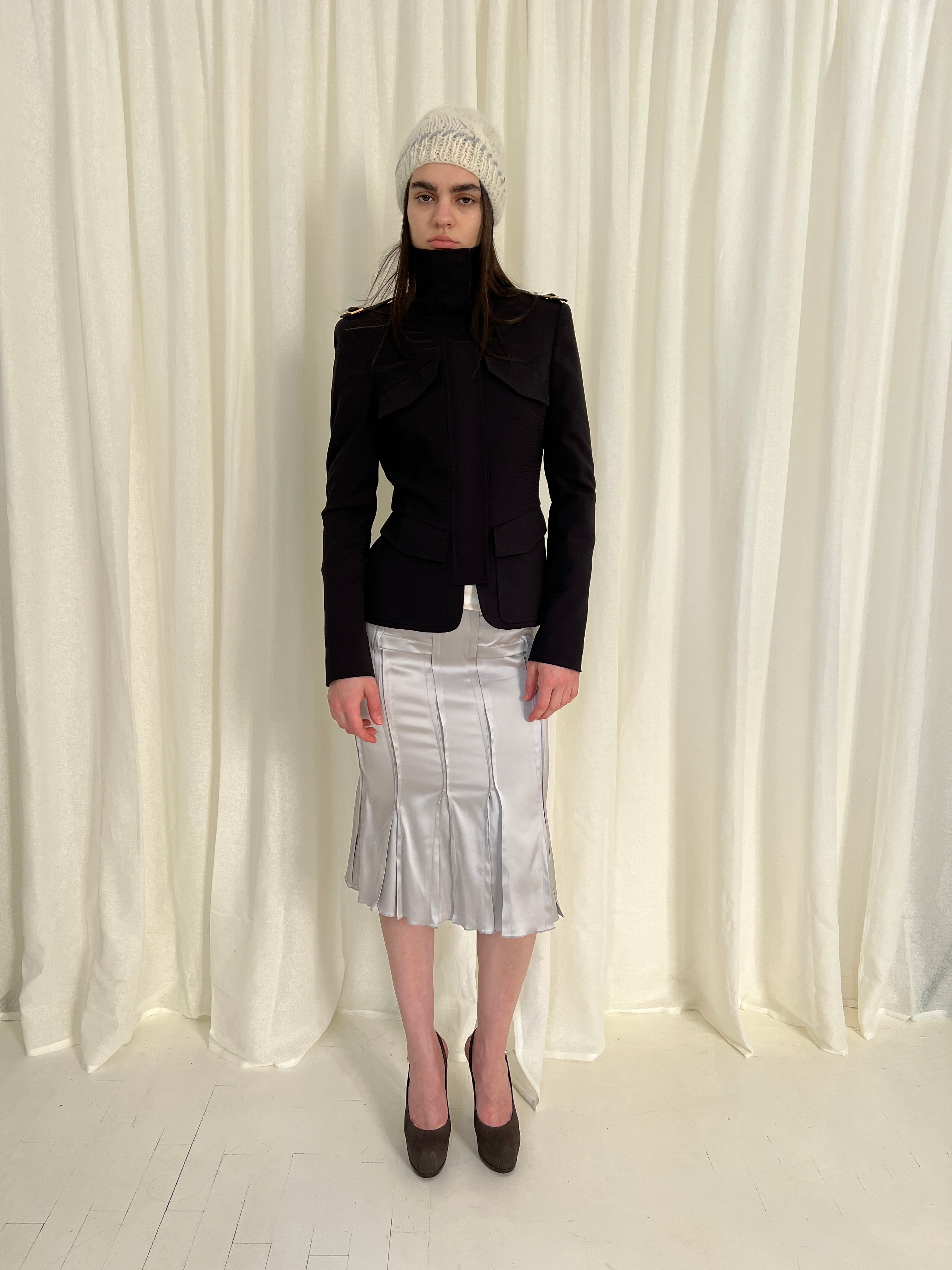 FW04 Gucci Tom Ford Silk Skirt