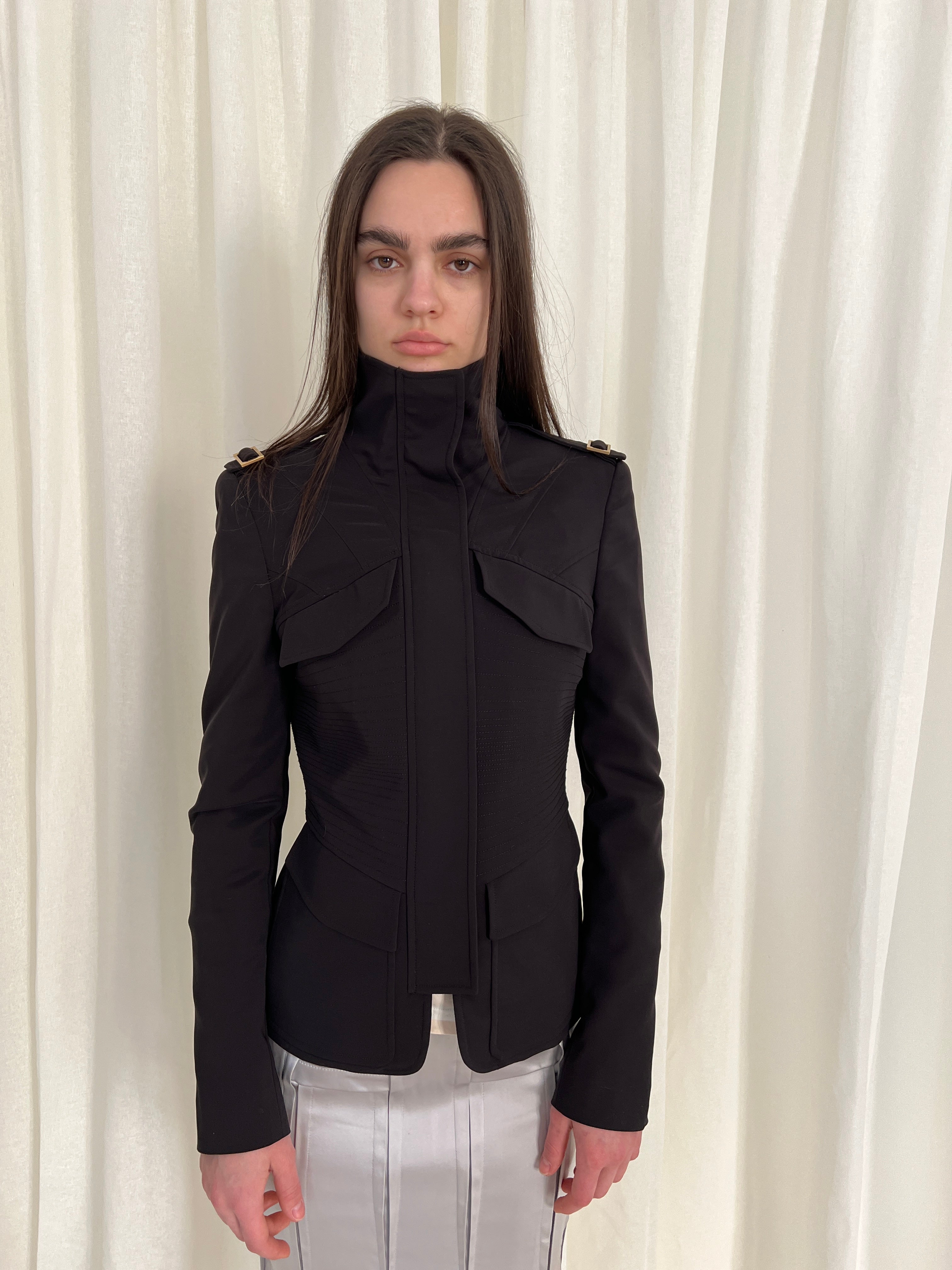 FW03 Gucci Tom Ford Corseted Jacket