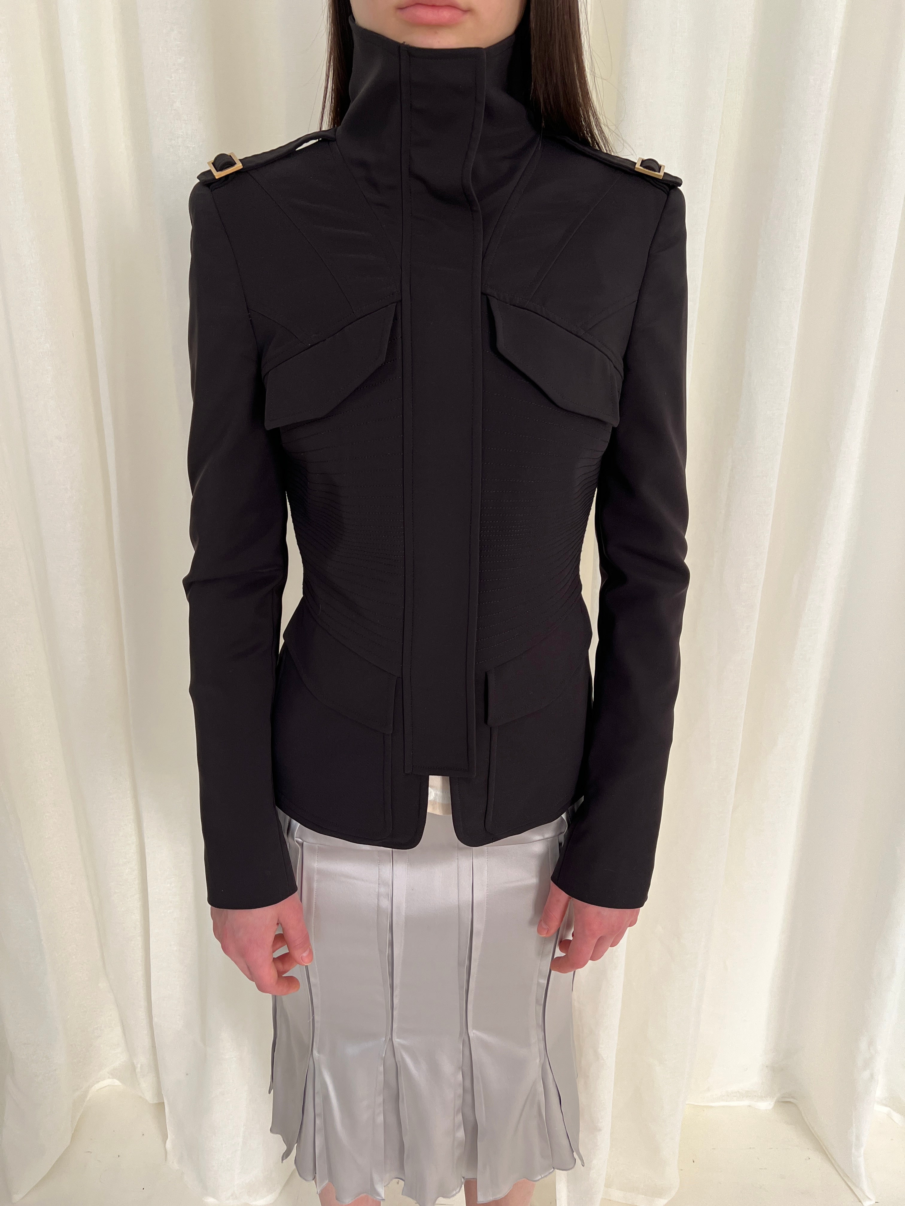 FW03 Gucci Tom Ford Corseted Jacket