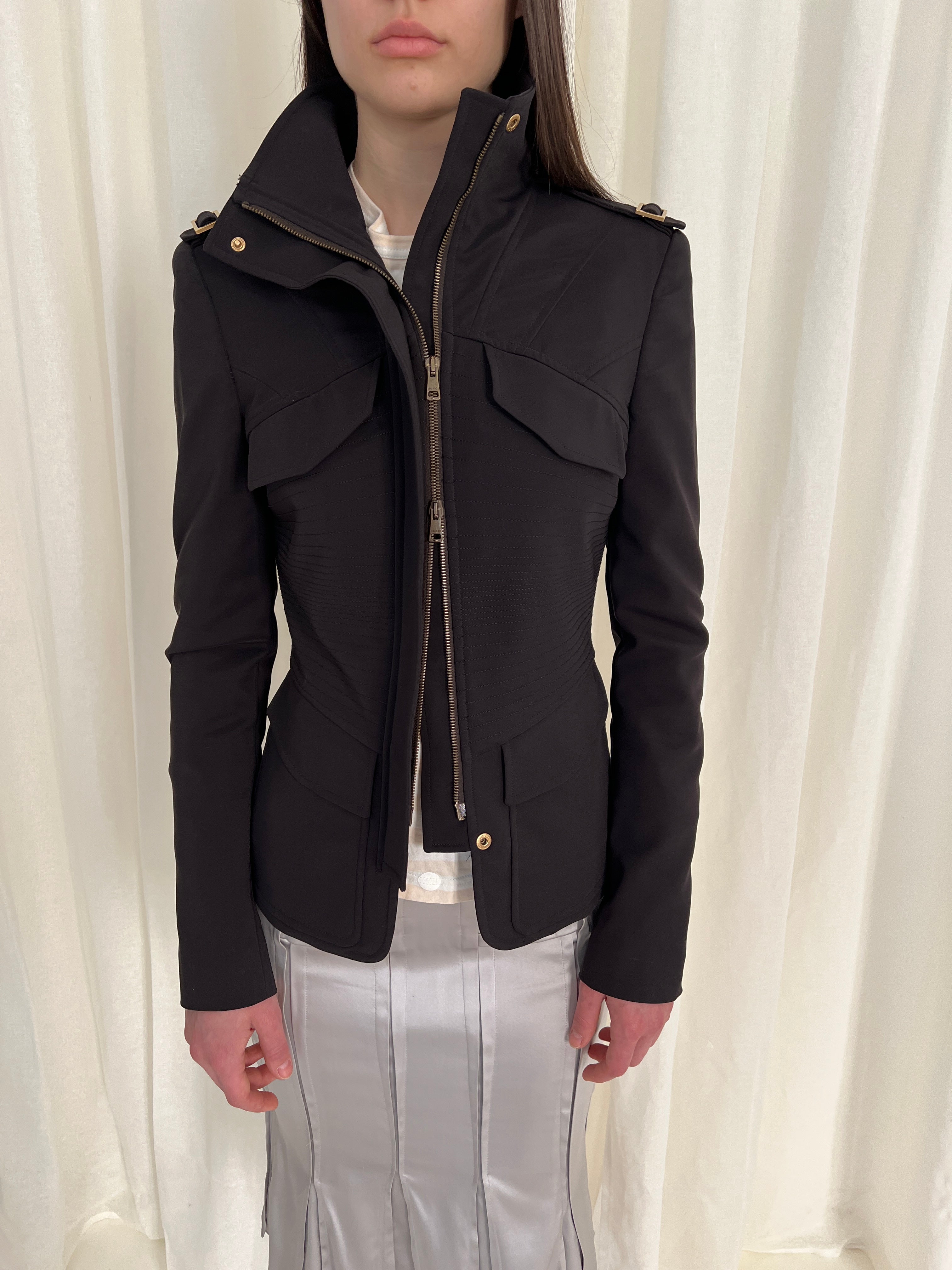 FW03 Gucci Tom Ford Corseted Jacket