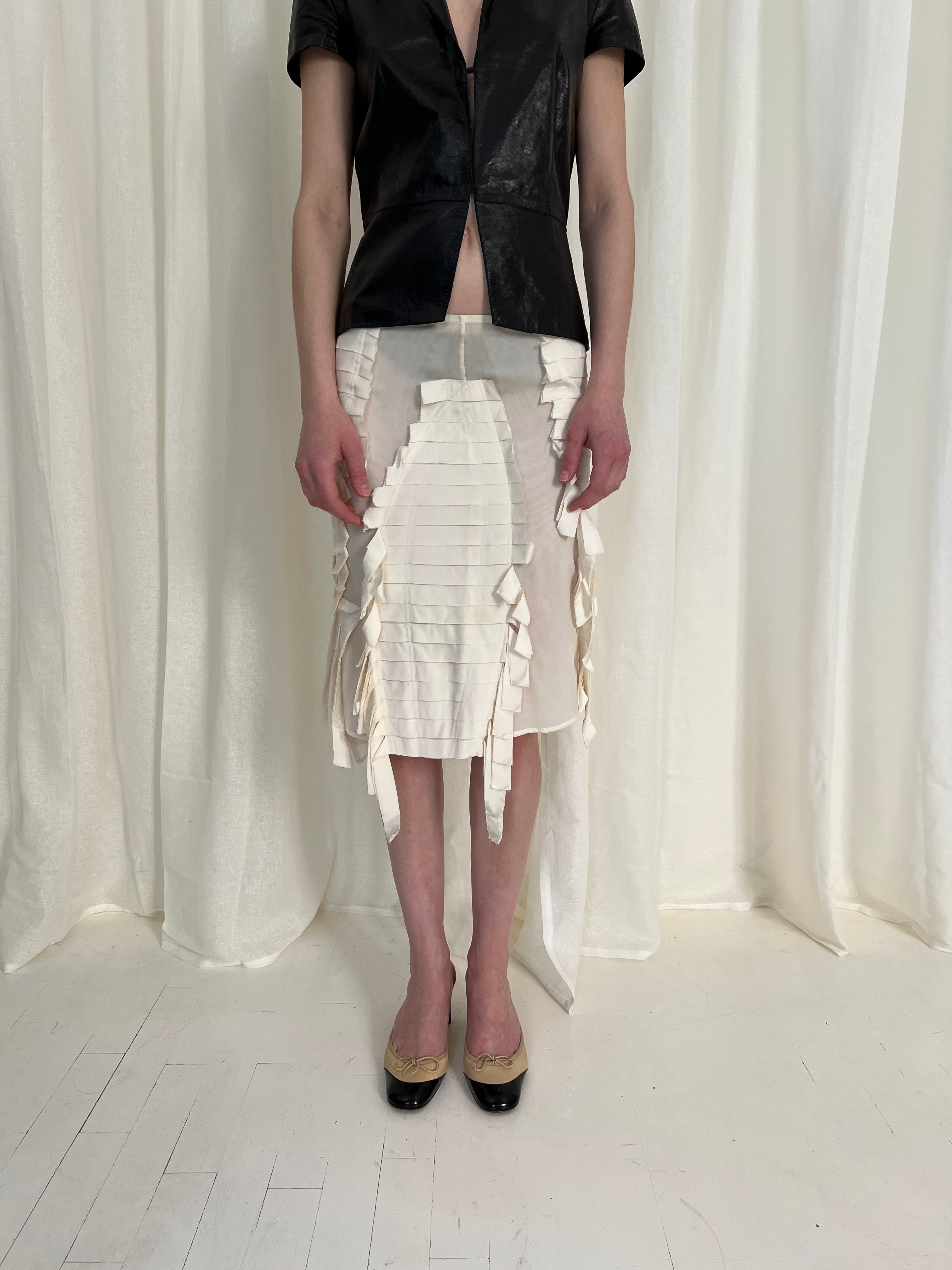 RARE SS04 Gucci Tom Ford Silk Skirt