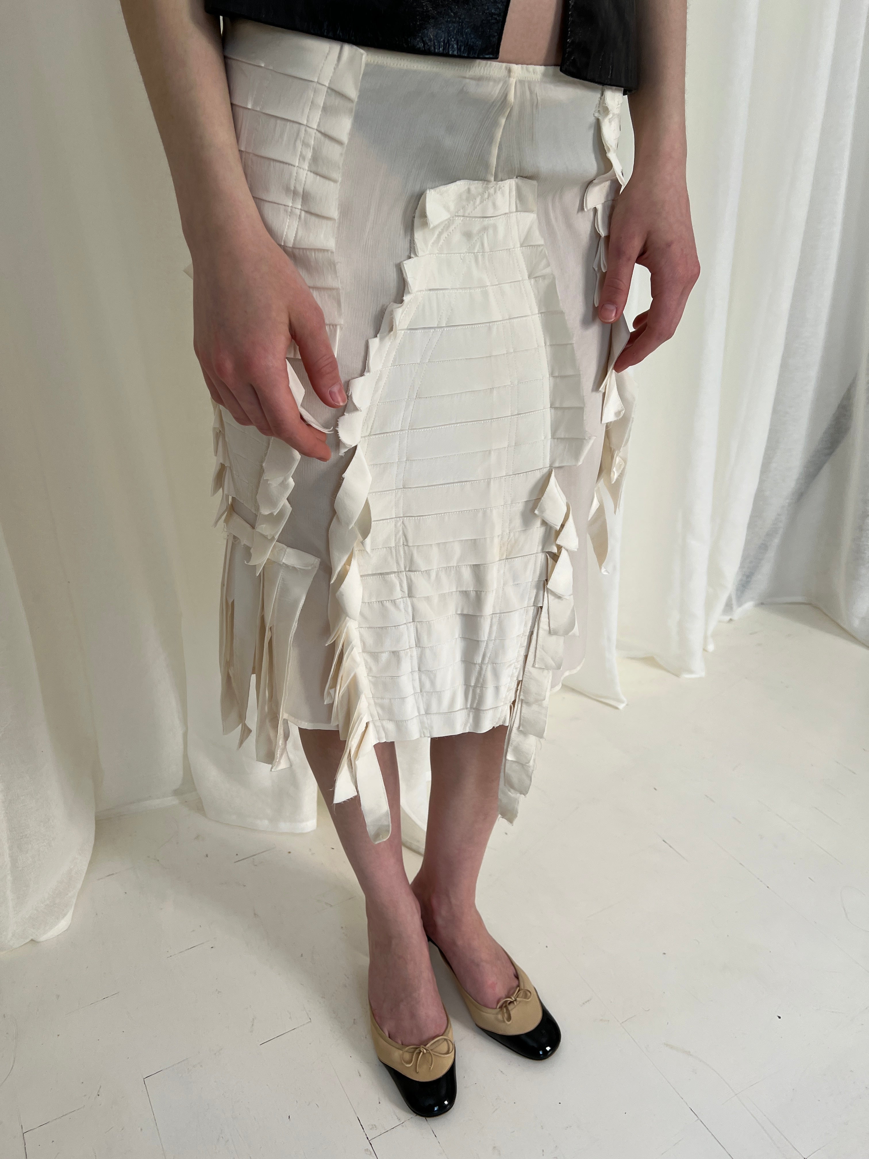 RARE SS04 Gucci Tom Ford Silk Skirt