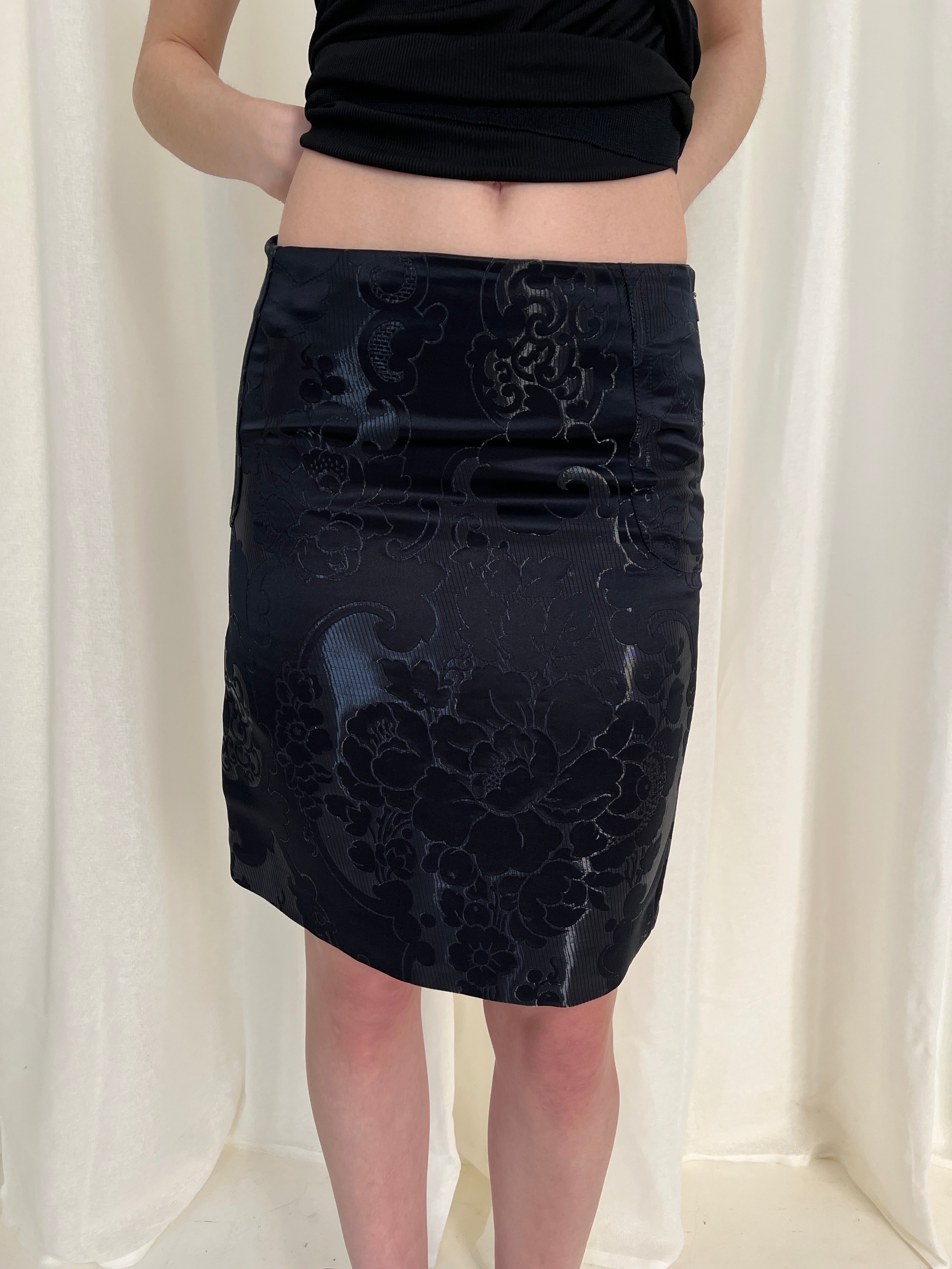 FW05 Gucci Facchinetti Silk Skirt