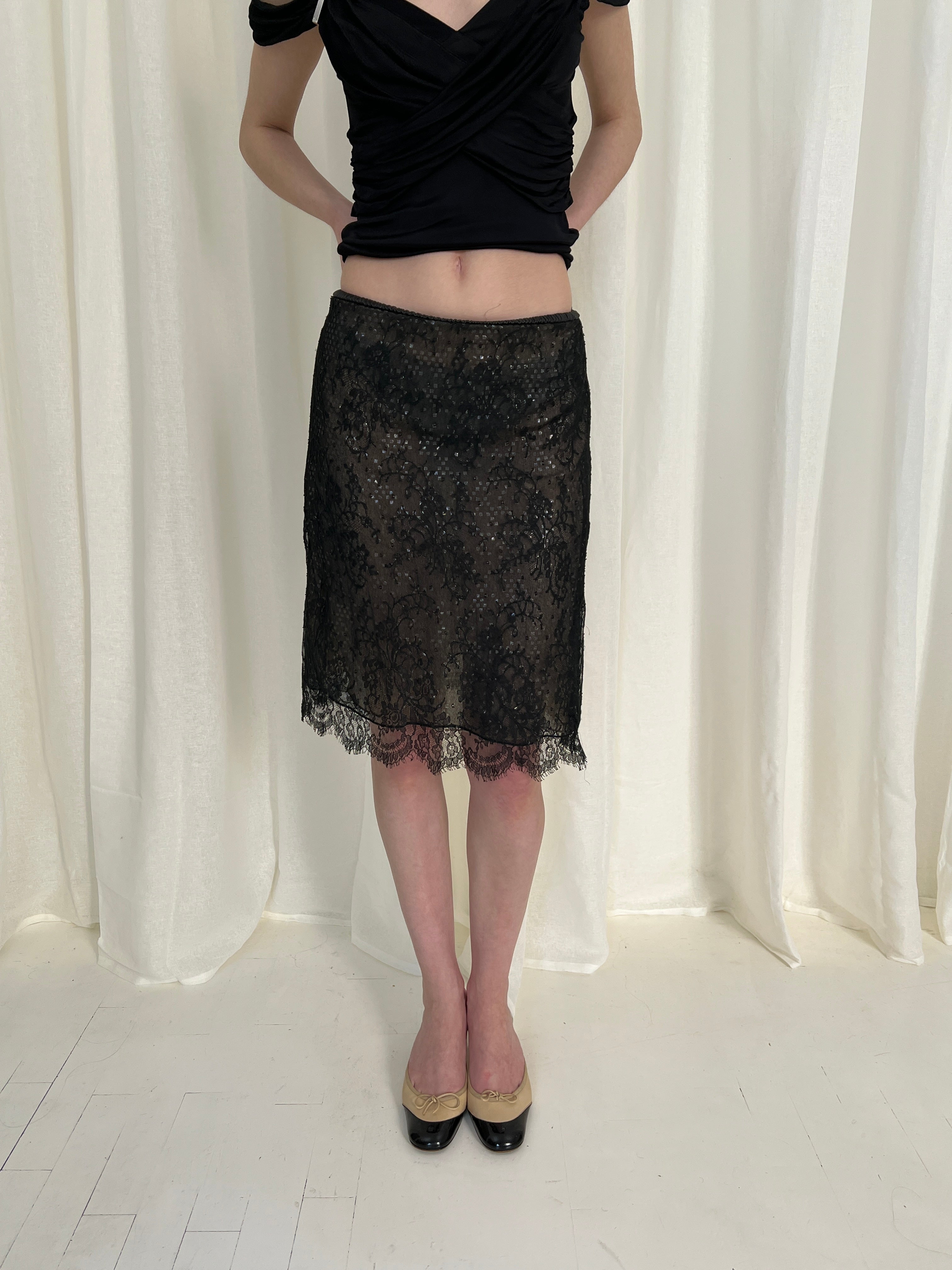 RARE SS99 Gucci Tom Ford Laces Skirt