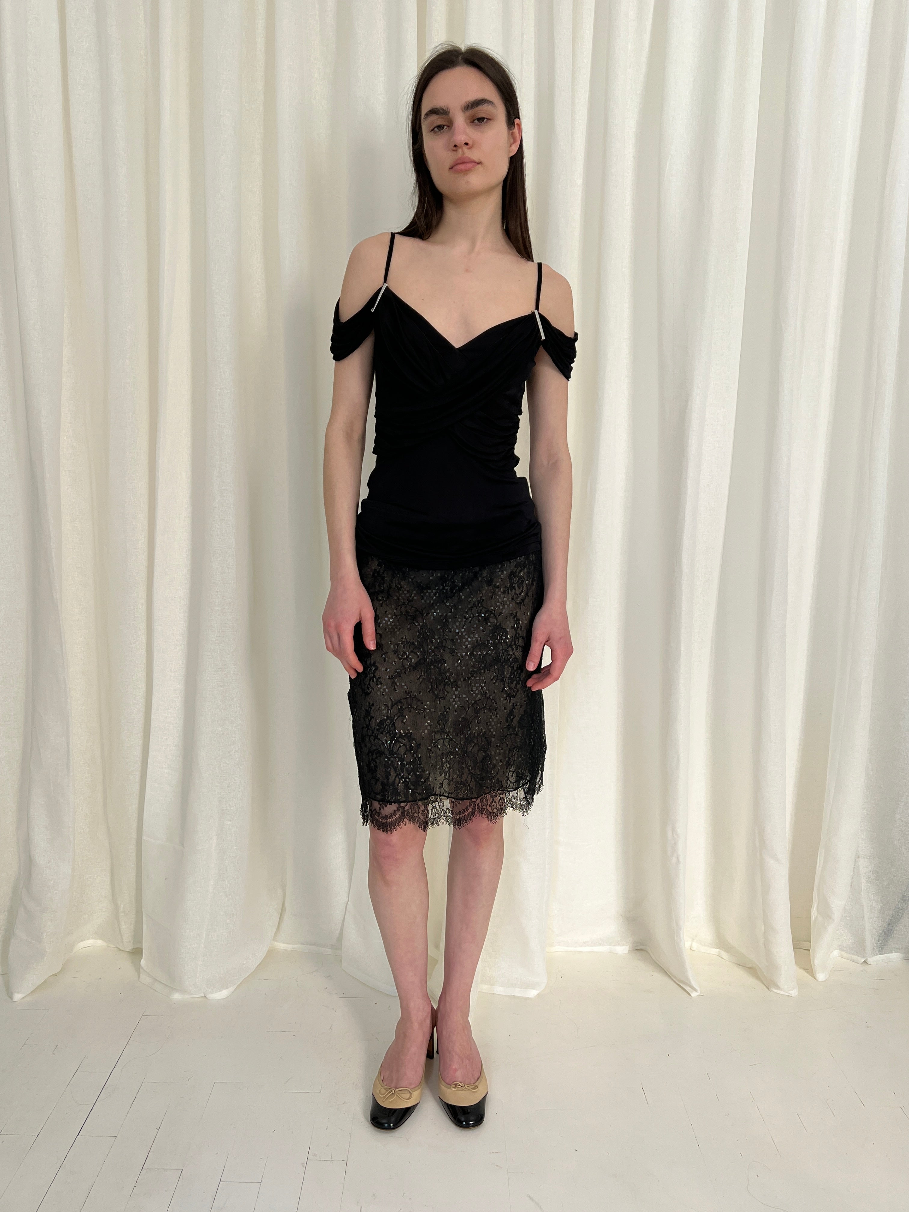 RARE SS99 Gucci Tom Ford Laces Skirt