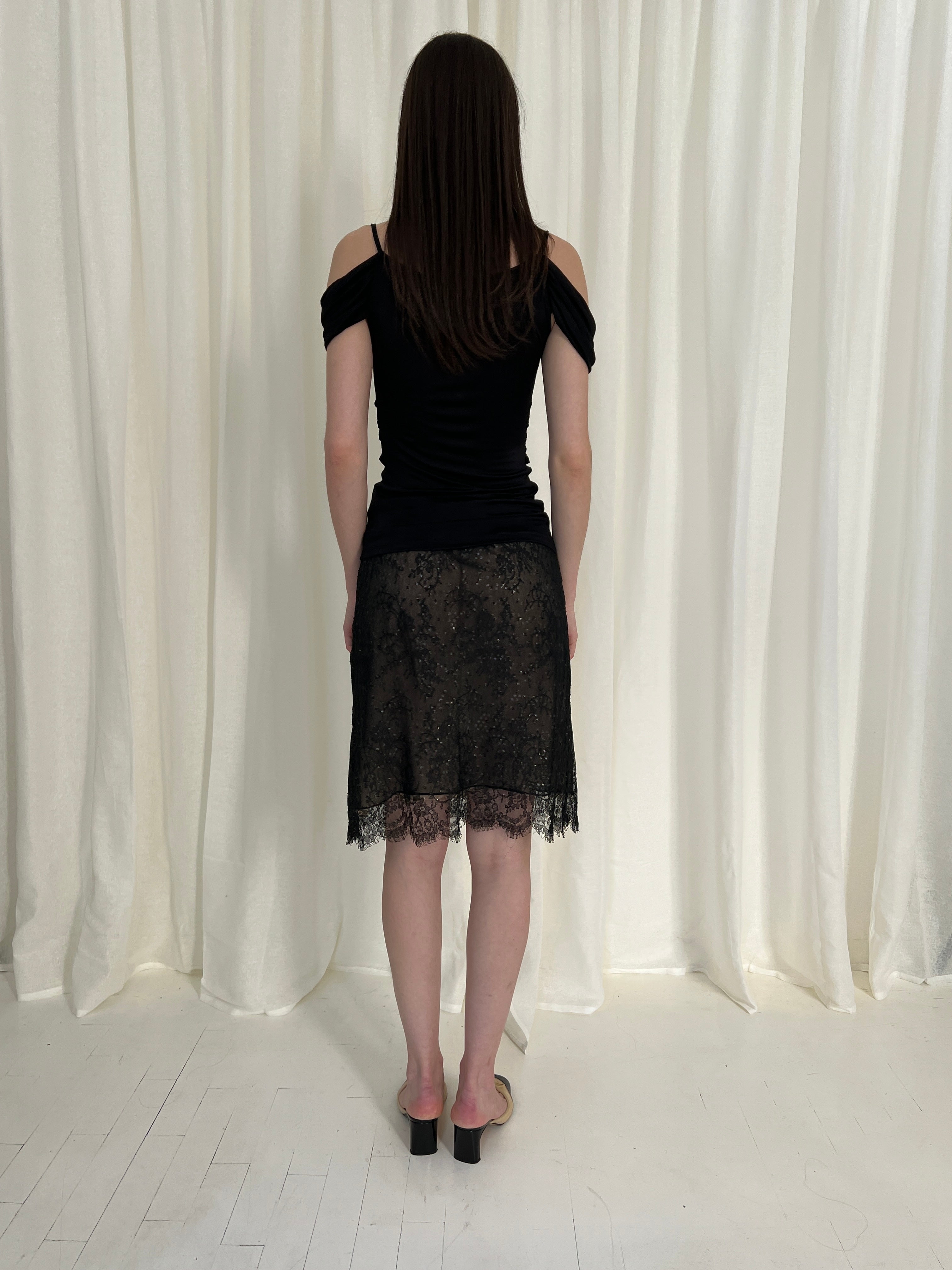 RARE SS99 Gucci Tom Ford Laces Skirt
