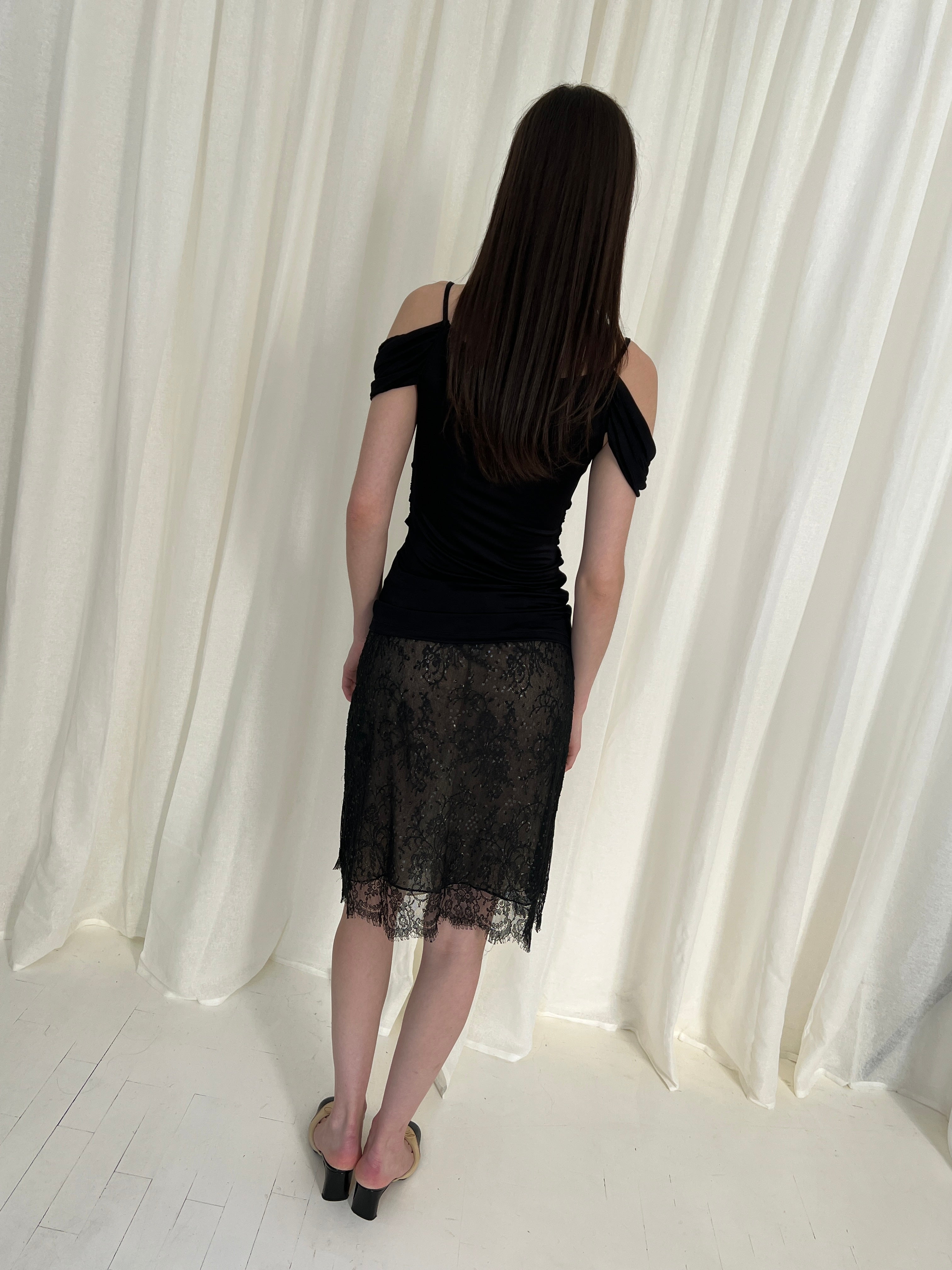 2000s Versace Draped Top