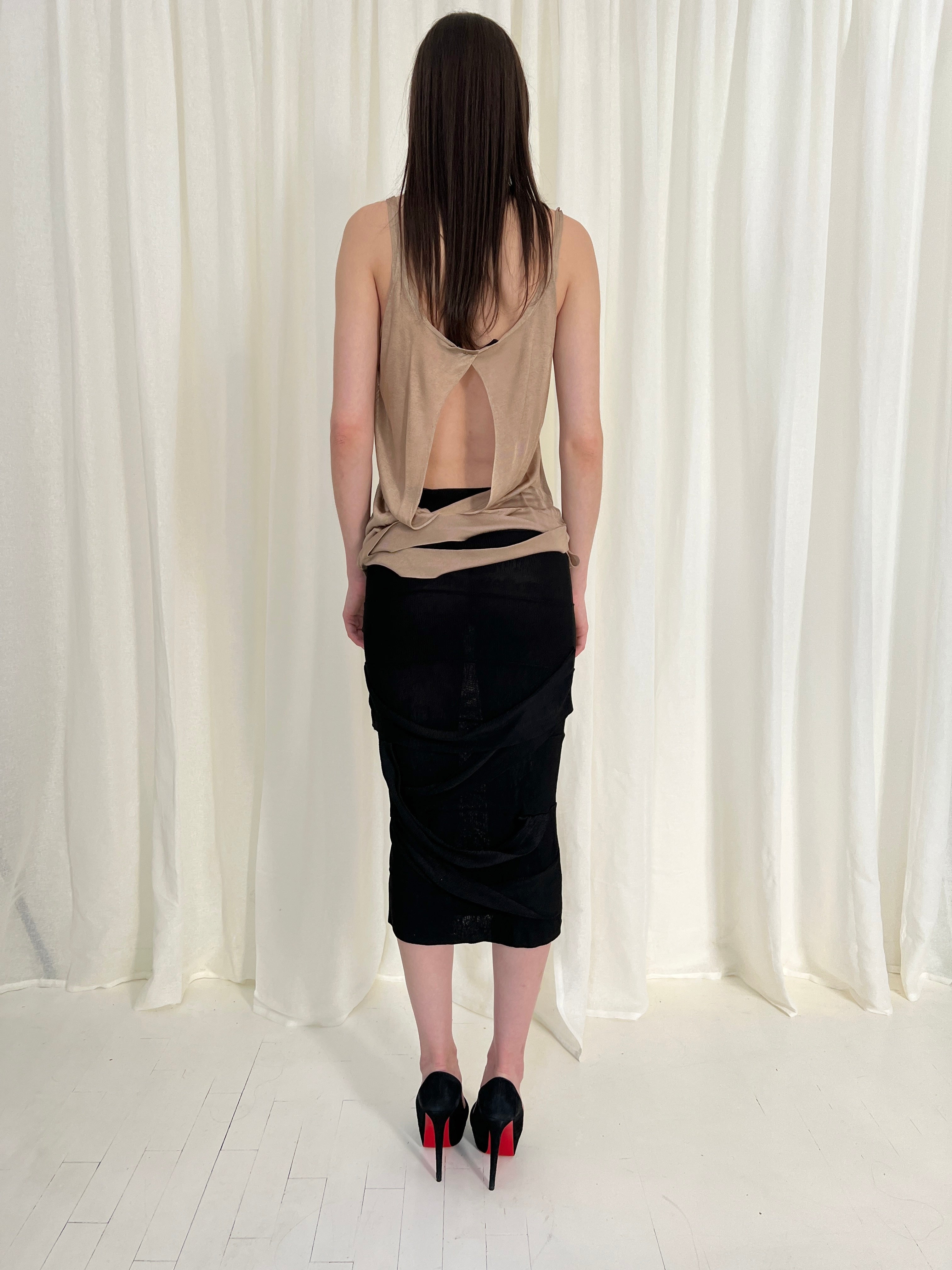 RARE FW02 Gucci Tom Ford cut-out top