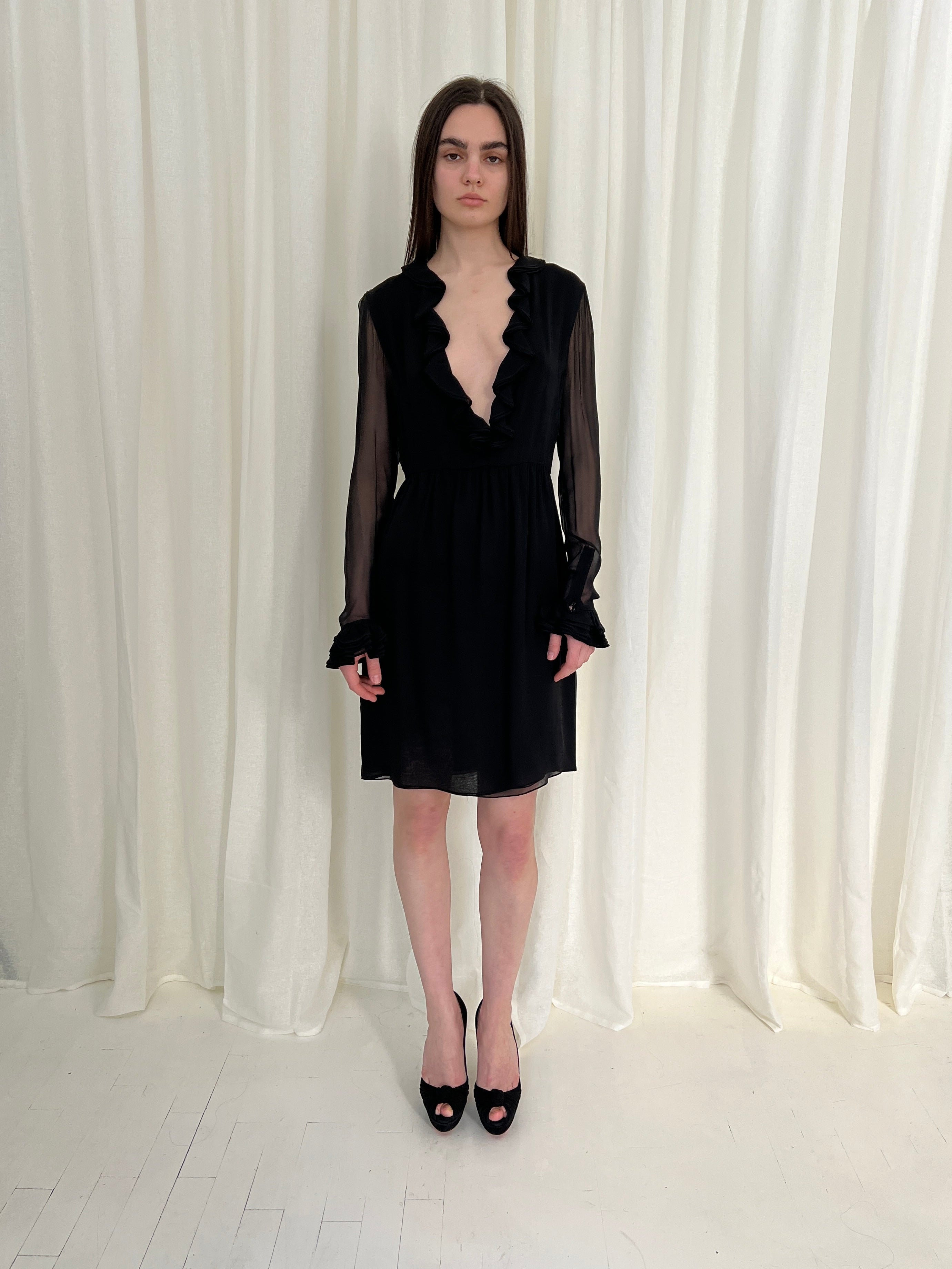 Rare FW01 Gucci Tom Ford Silk Dress