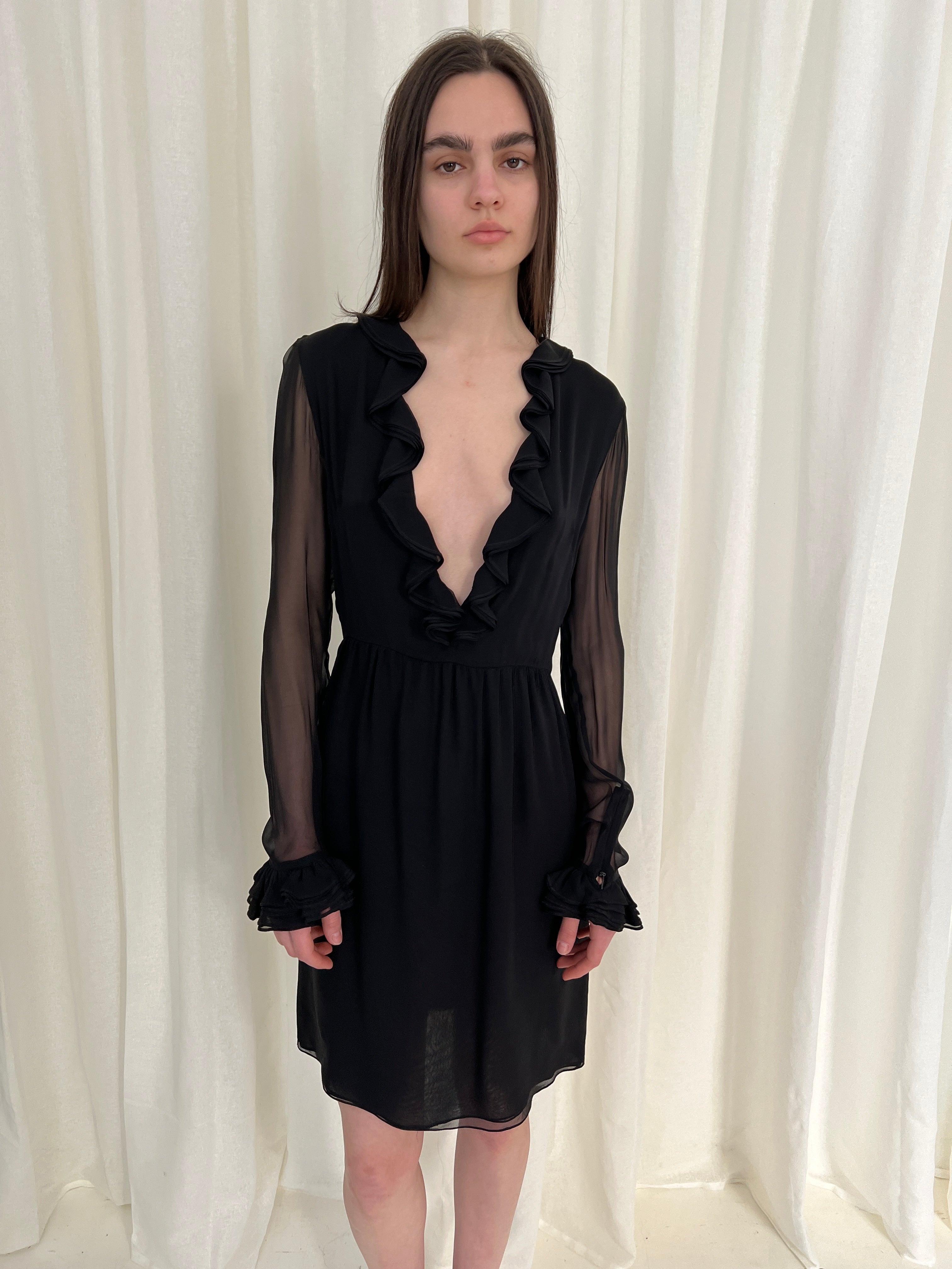 Rare FW01 Gucci Tom Ford Silk Dress