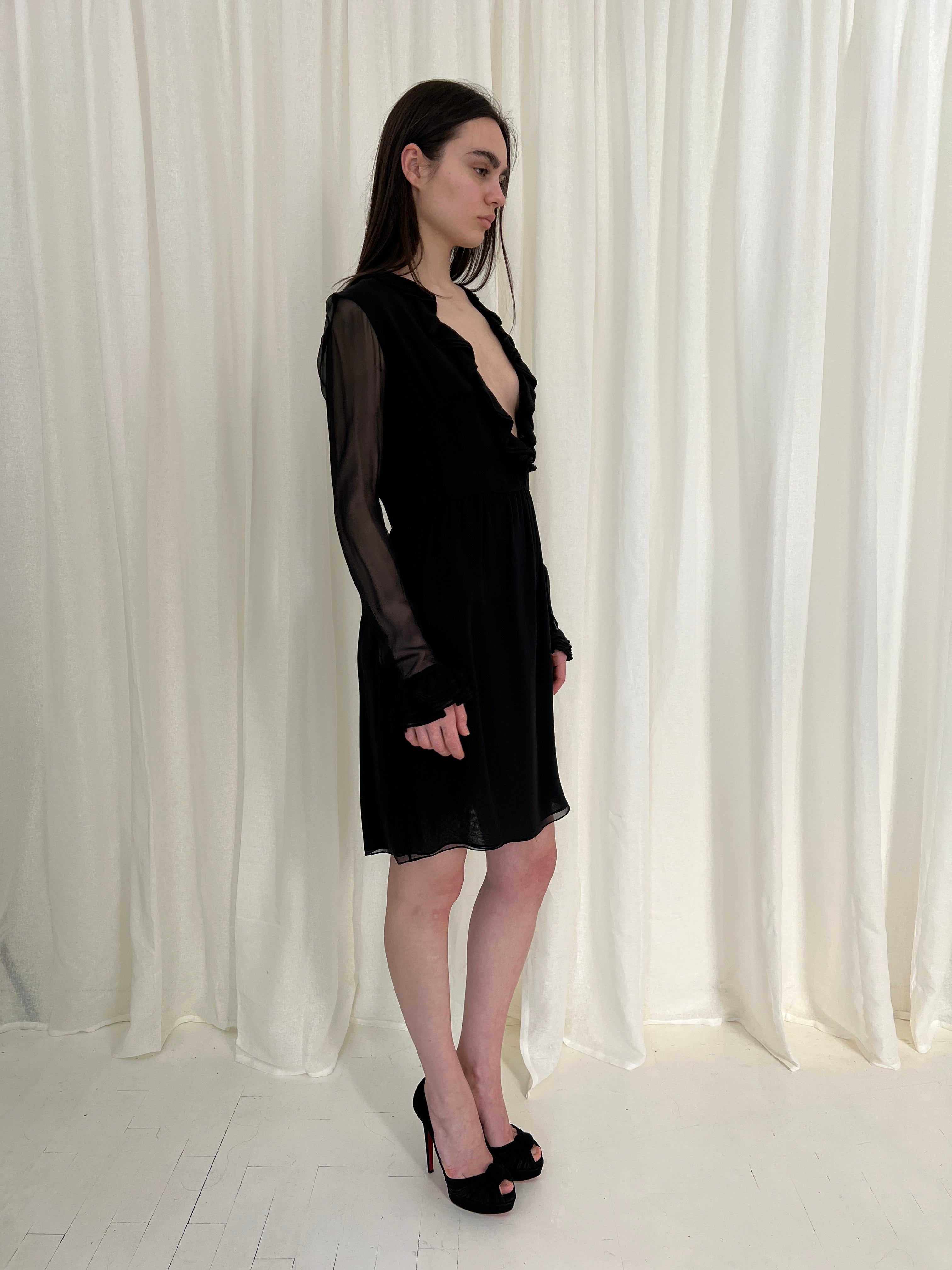 Rare FW01 Gucci Tom Ford Silk Dress