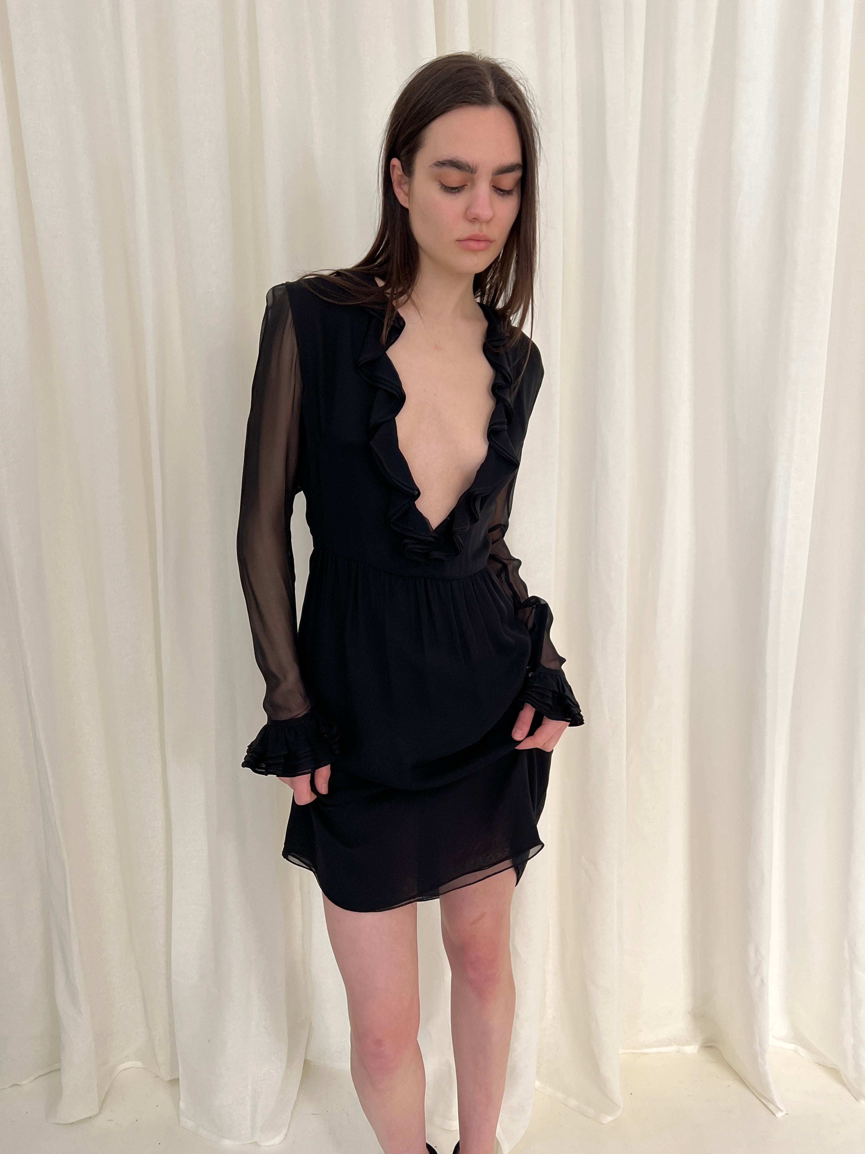 Rare FW01 Gucci Tom Ford Silk Dress