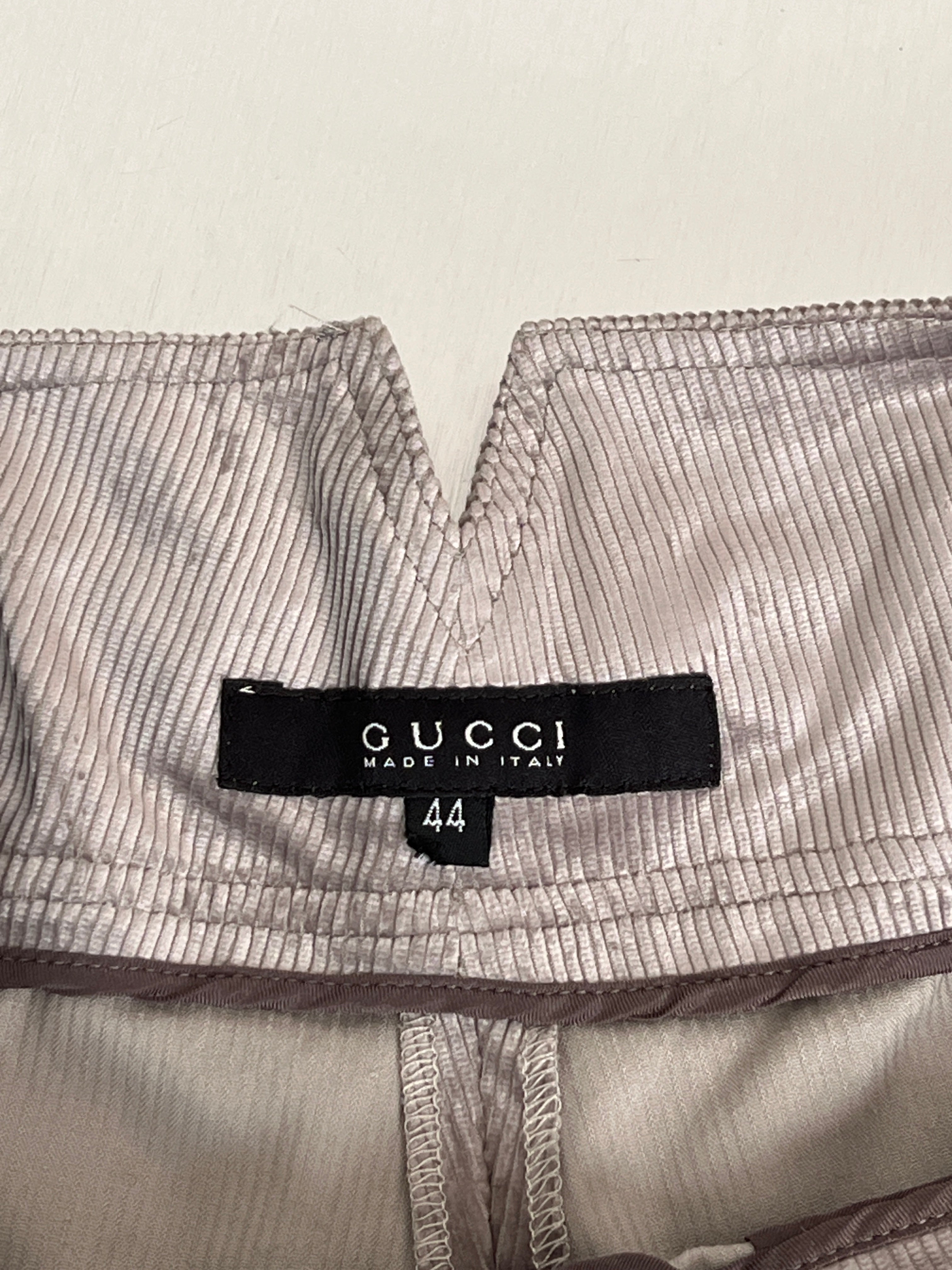 2005 Gucci Facchinetti Velvet Trousers