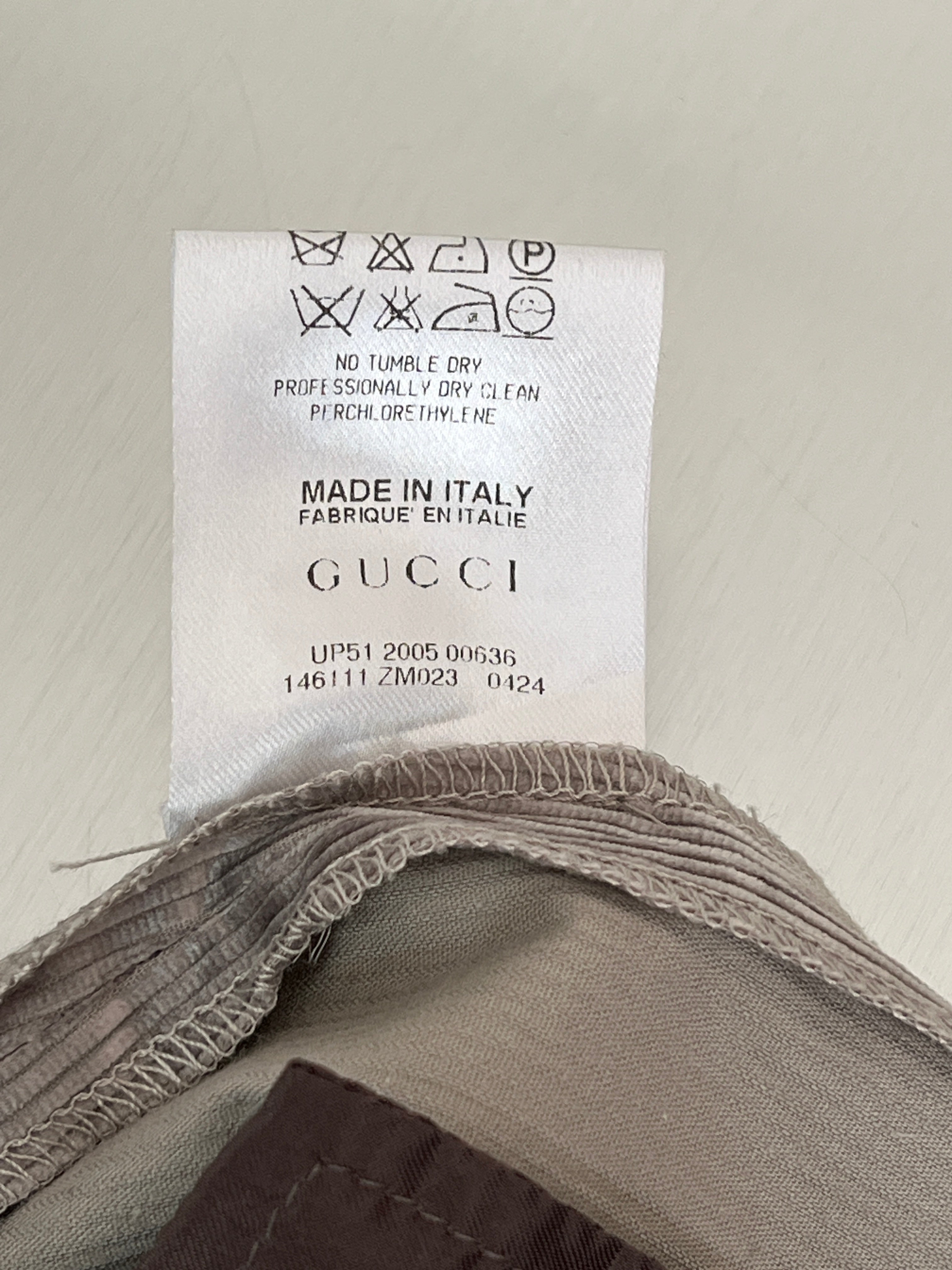 2005 Gucci Facchinetti Velvet Trousers