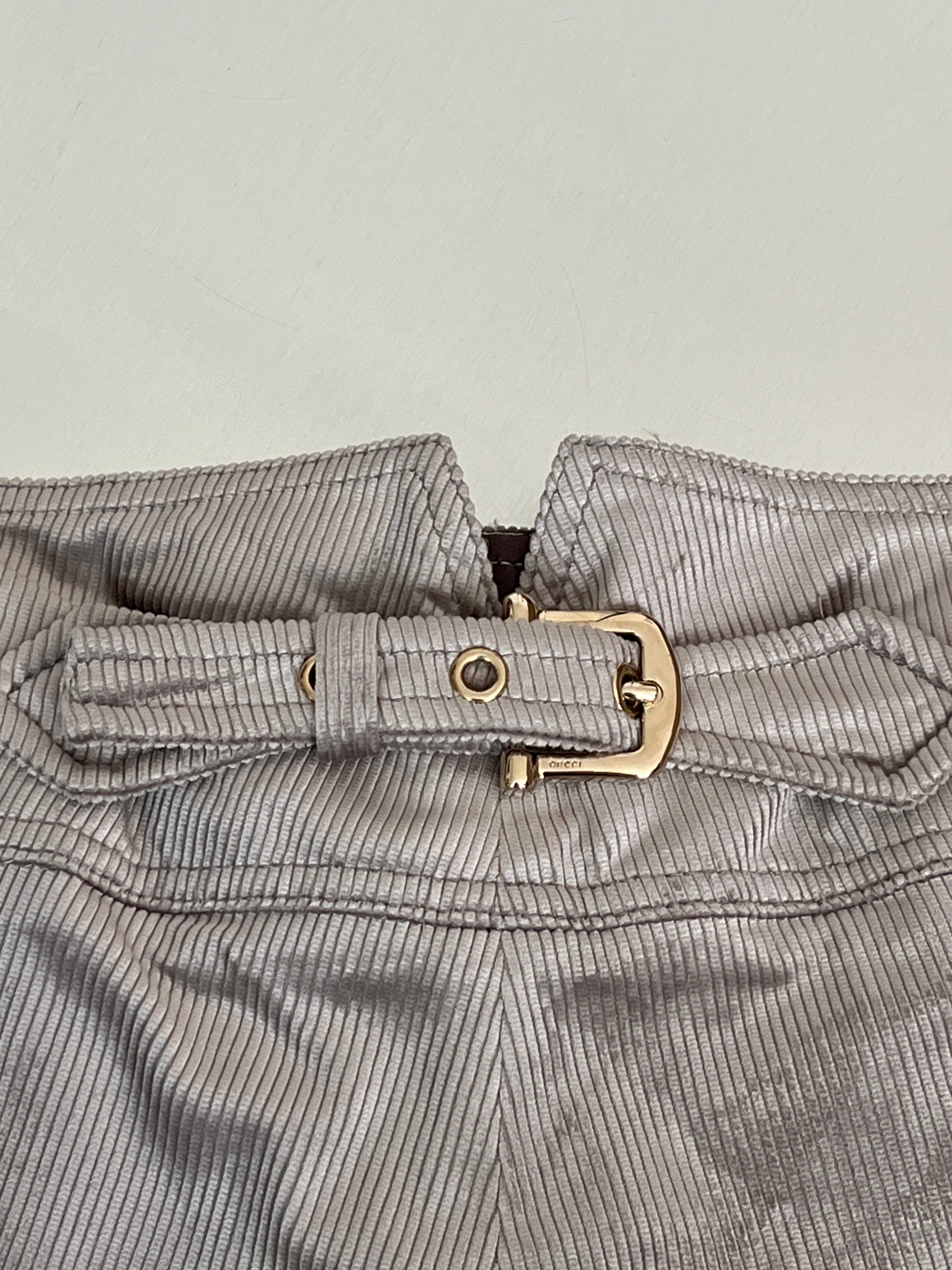 2005 Gucci Facchinetti Velvet Trousers