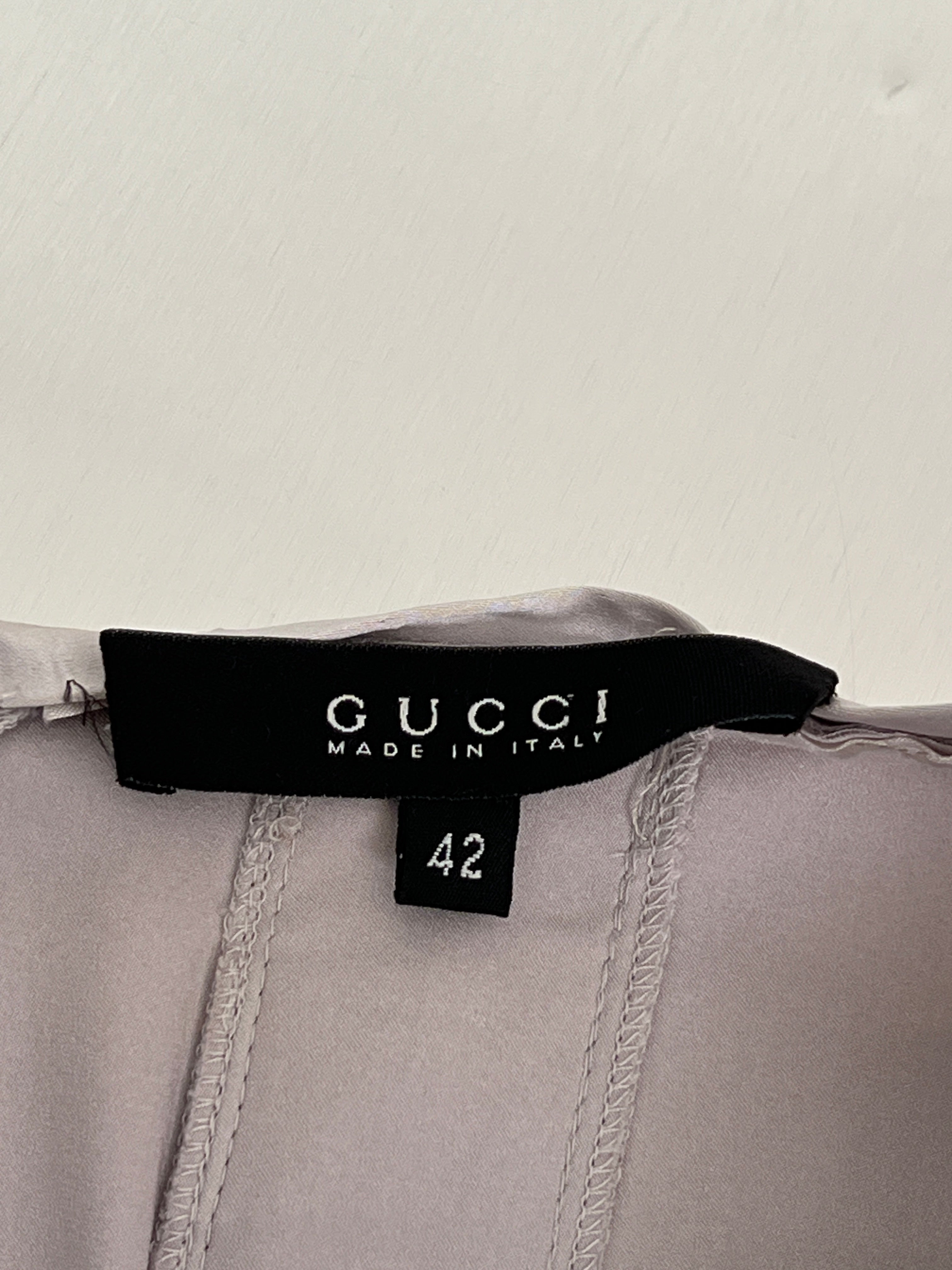 FW04 Gucci Tom Ford Silk Skirt