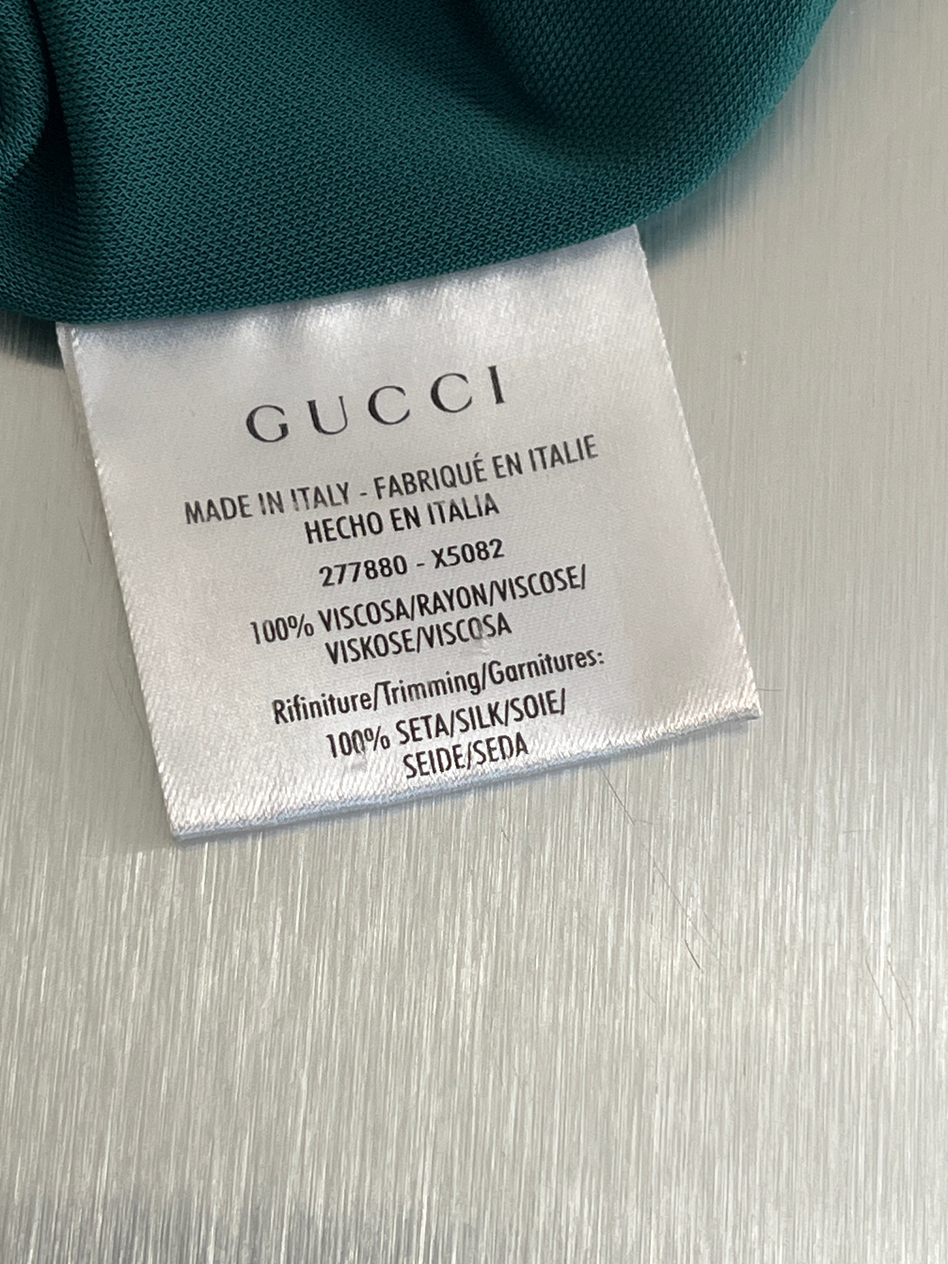 FW11 Gucci Silk halter top