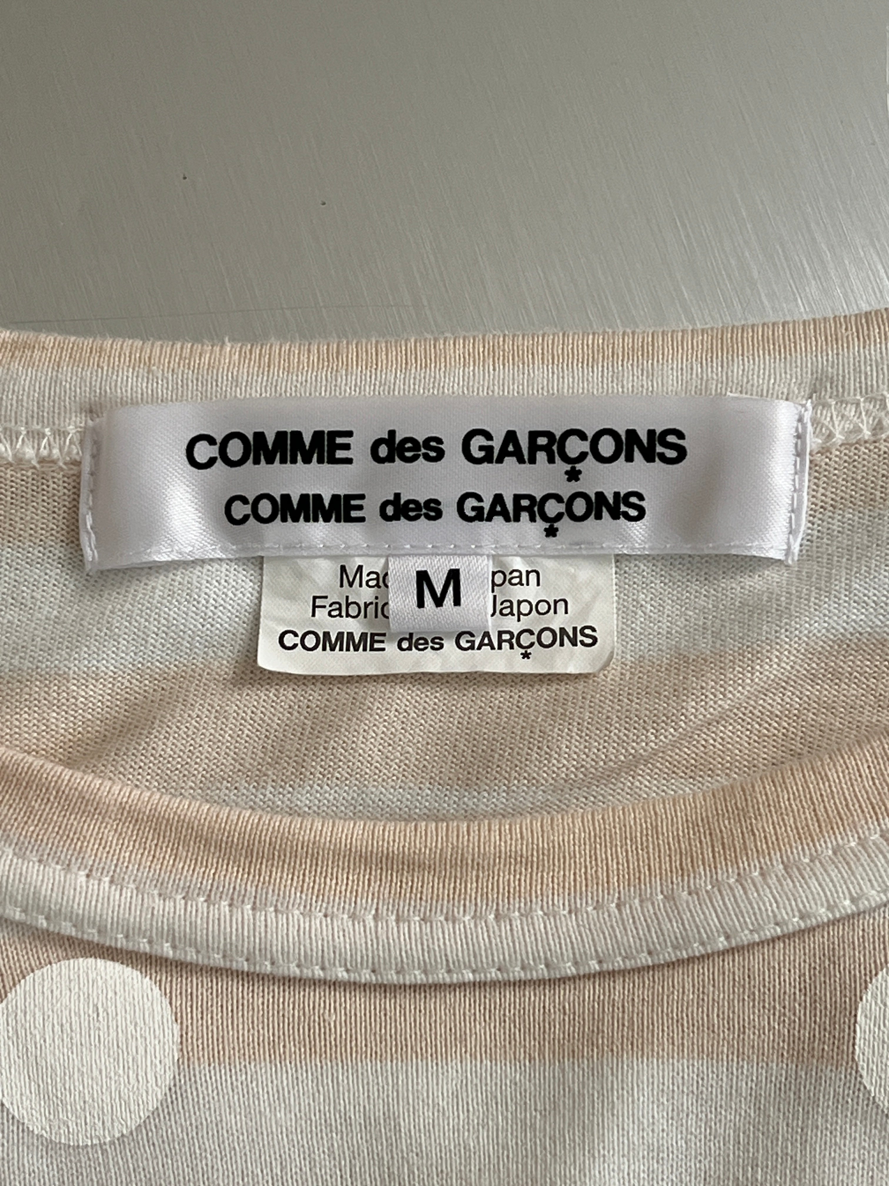2015 Comme des garçons polka-dots t-shirt