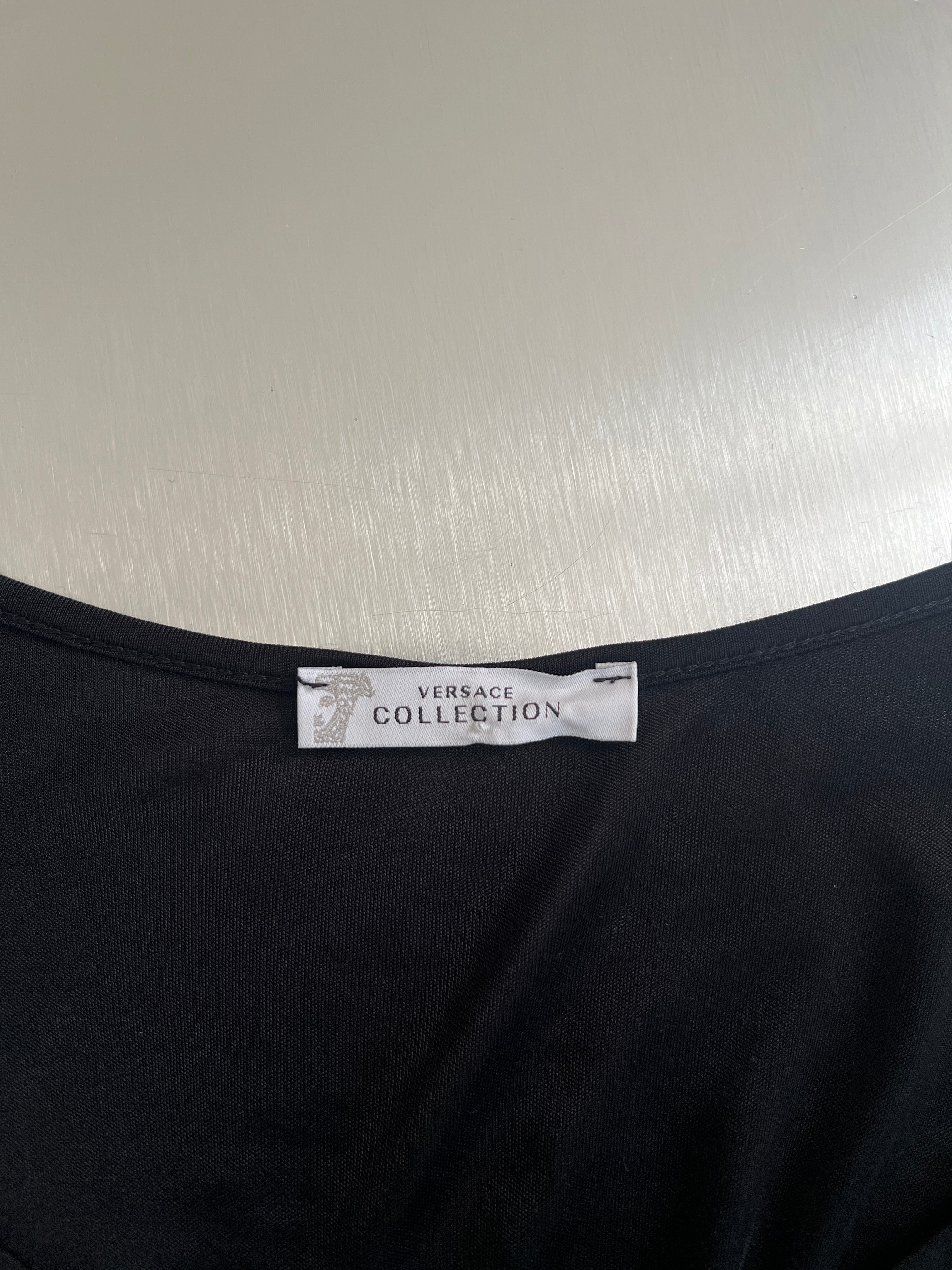 2000s Versace Draped Top