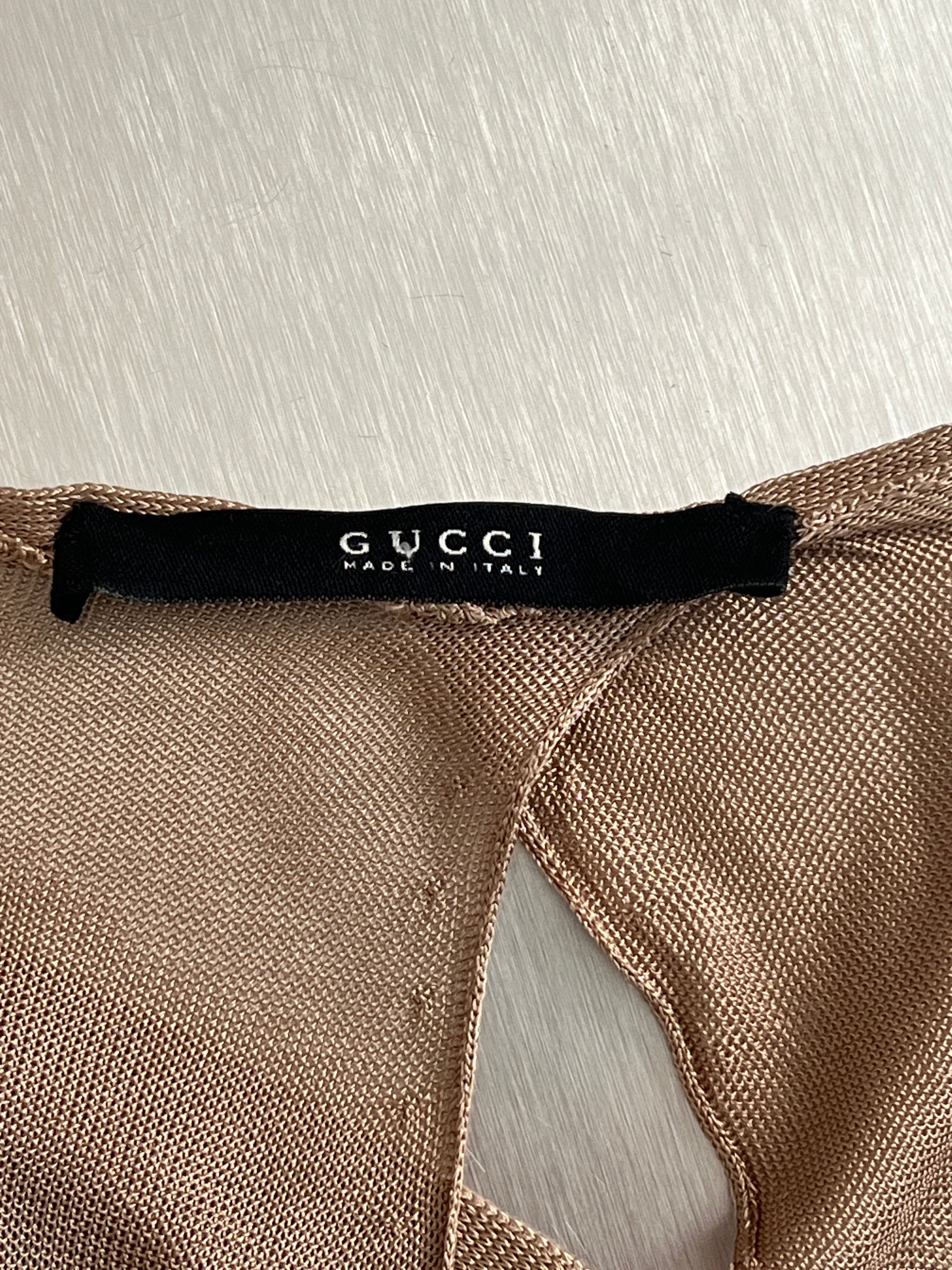 RARE FW02 Gucci Tom Ford cut-out top