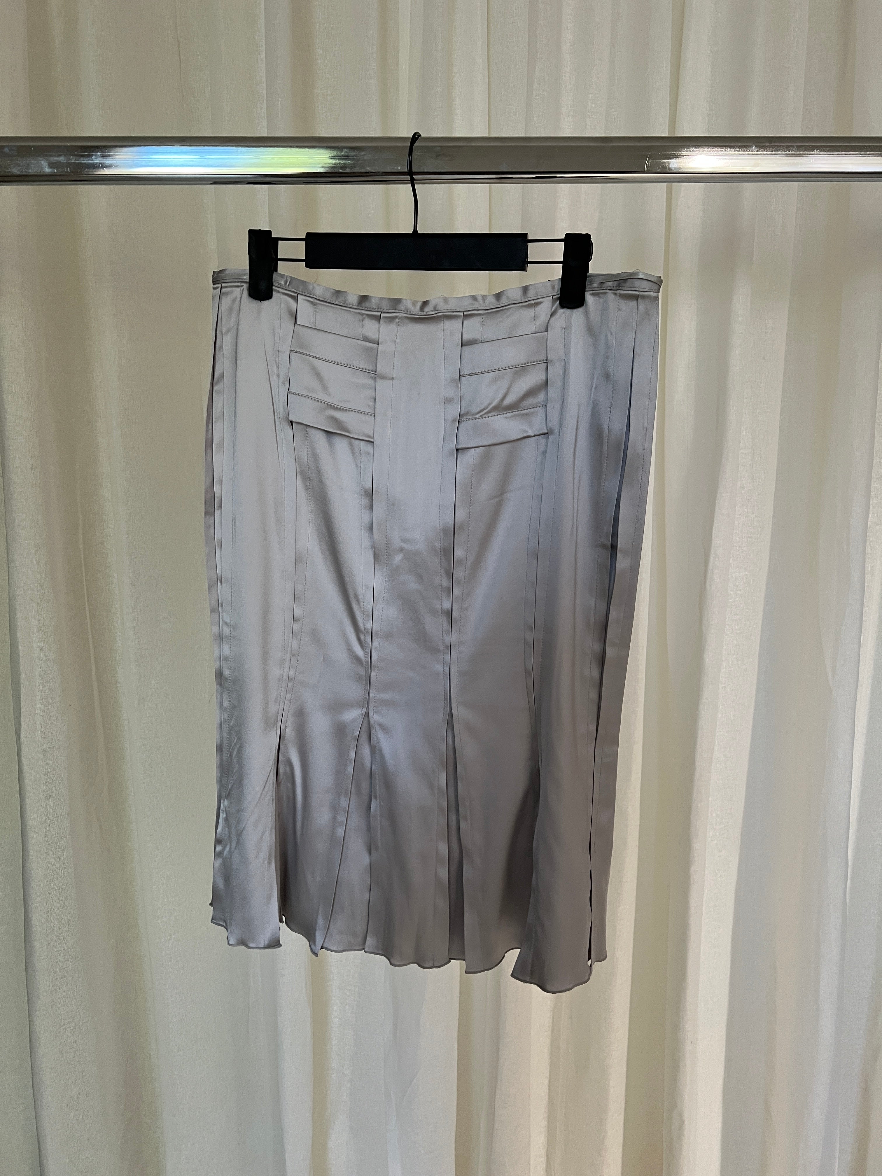 FW04 Gucci Tom Ford Silk Skirt