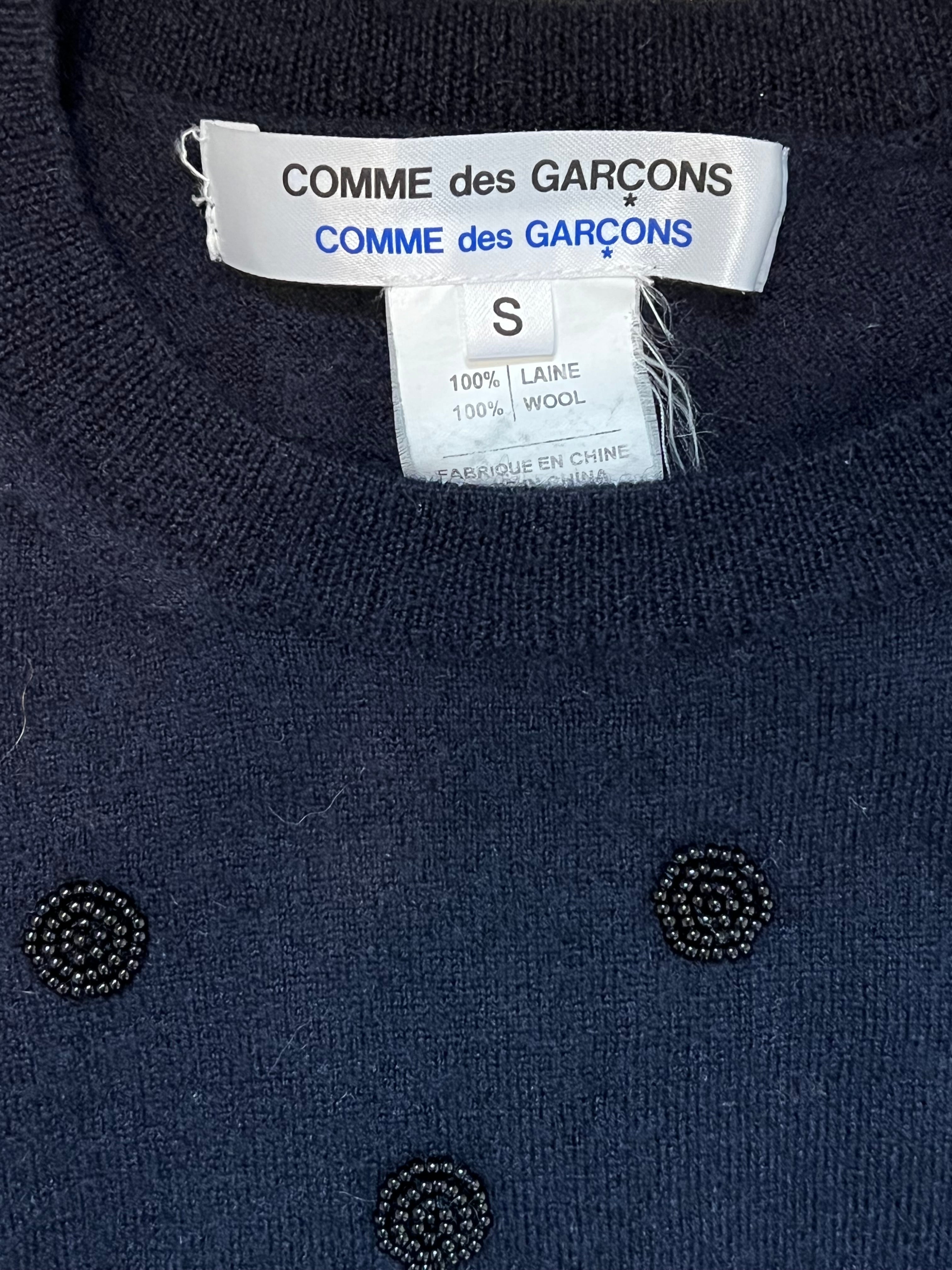 Comme des garcons knit top