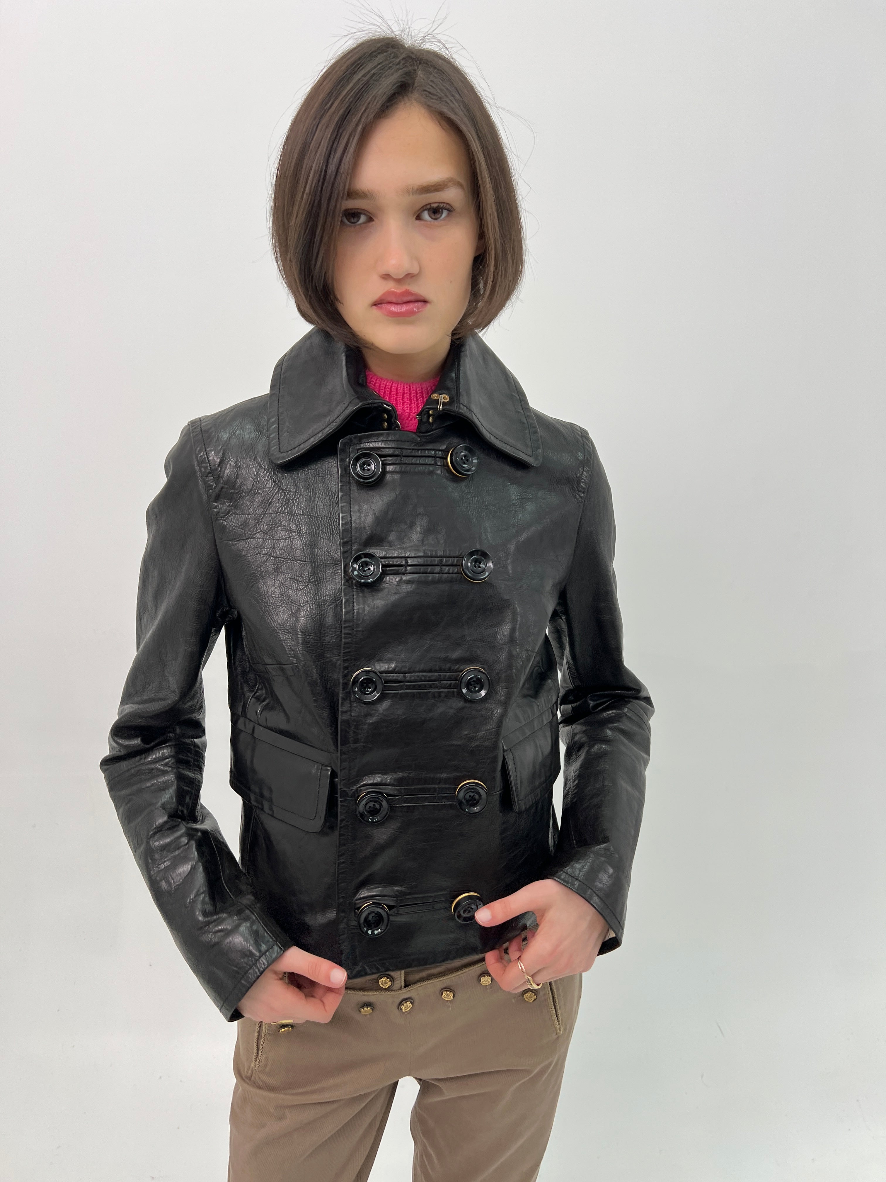 Dsquared2 Leather Jacket