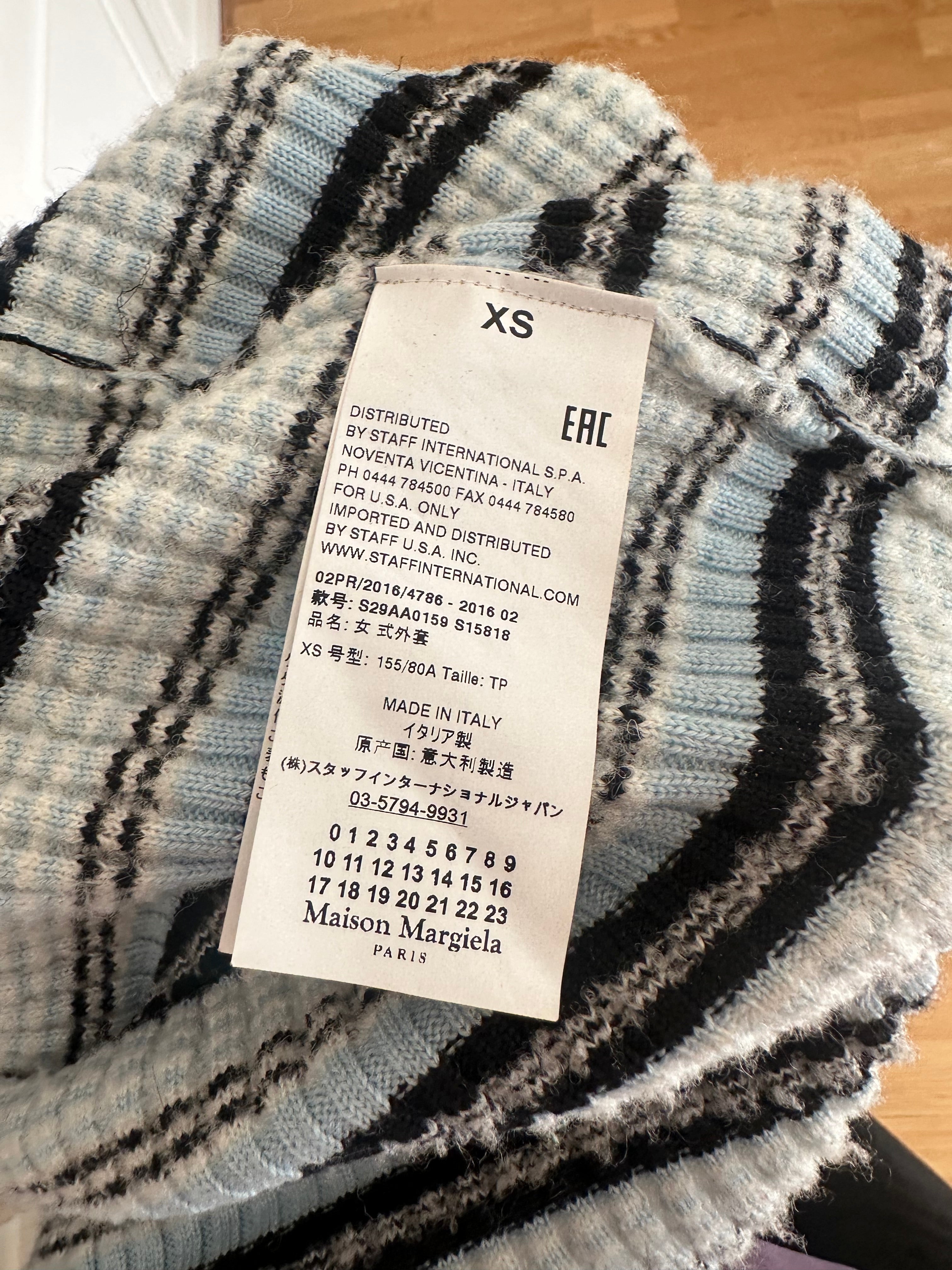 Maison Margiela FW16 Runway Cardigan