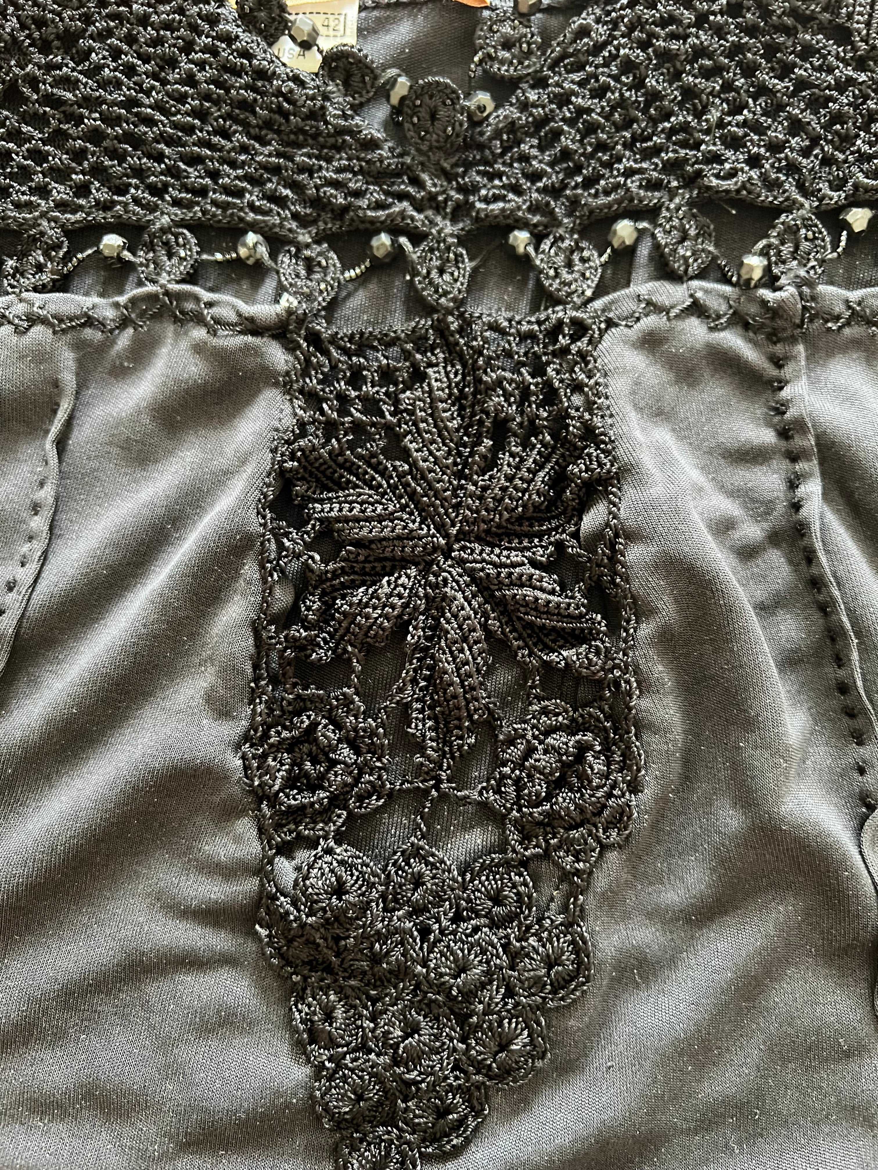Roberto Cavalli Crochet Top