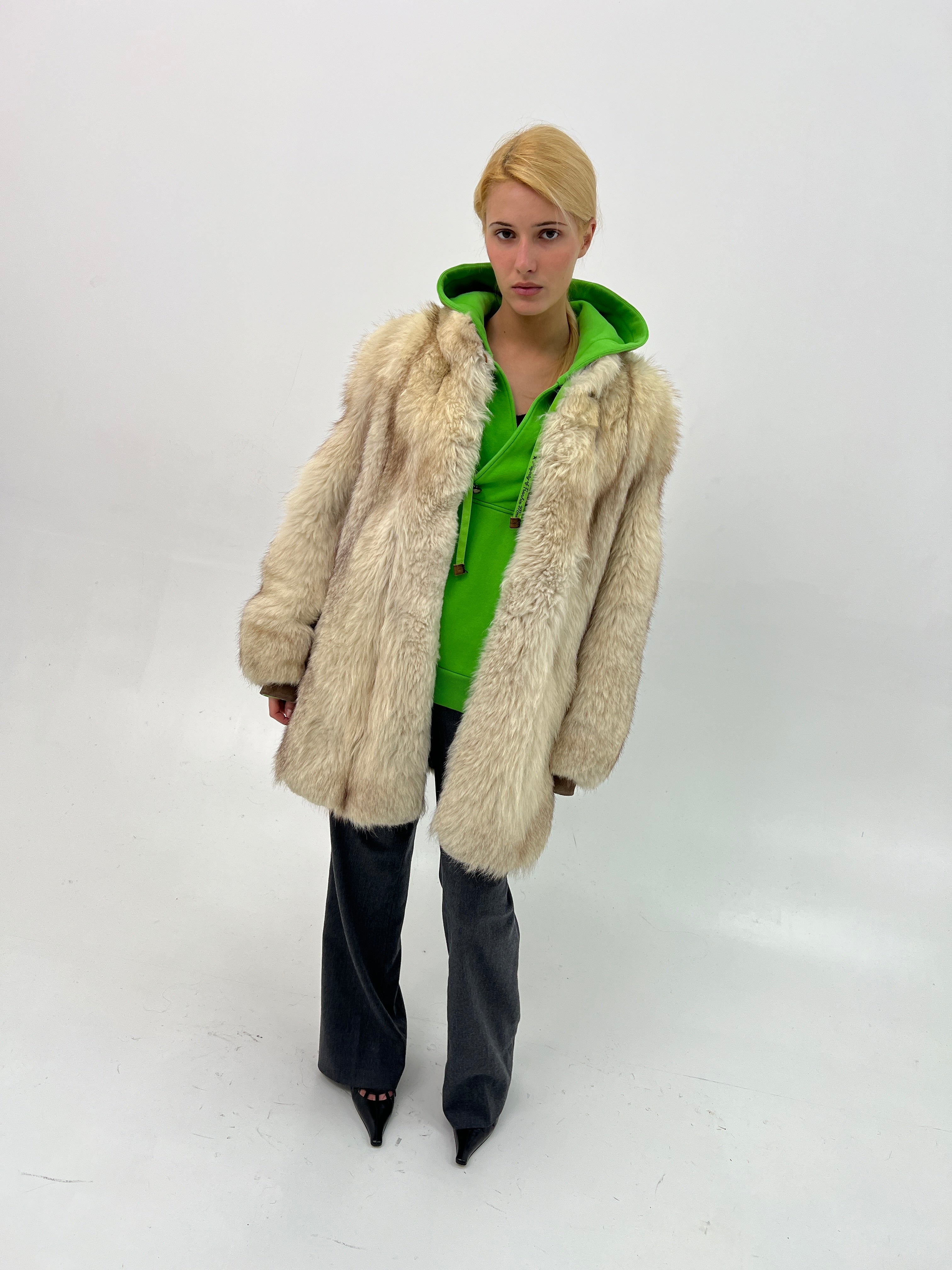 100% Real Silver Fox Fur