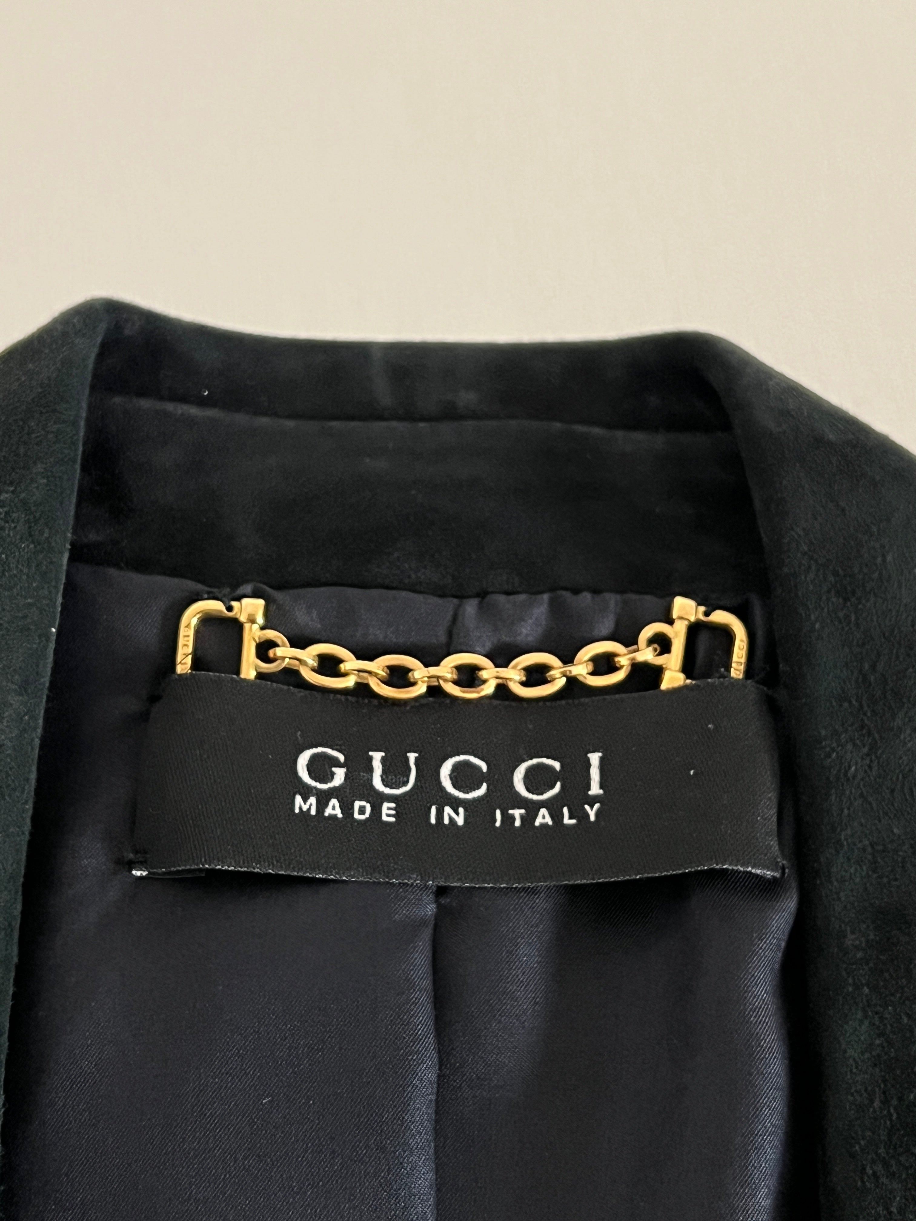 90s Gucci tom ford leather jacket
