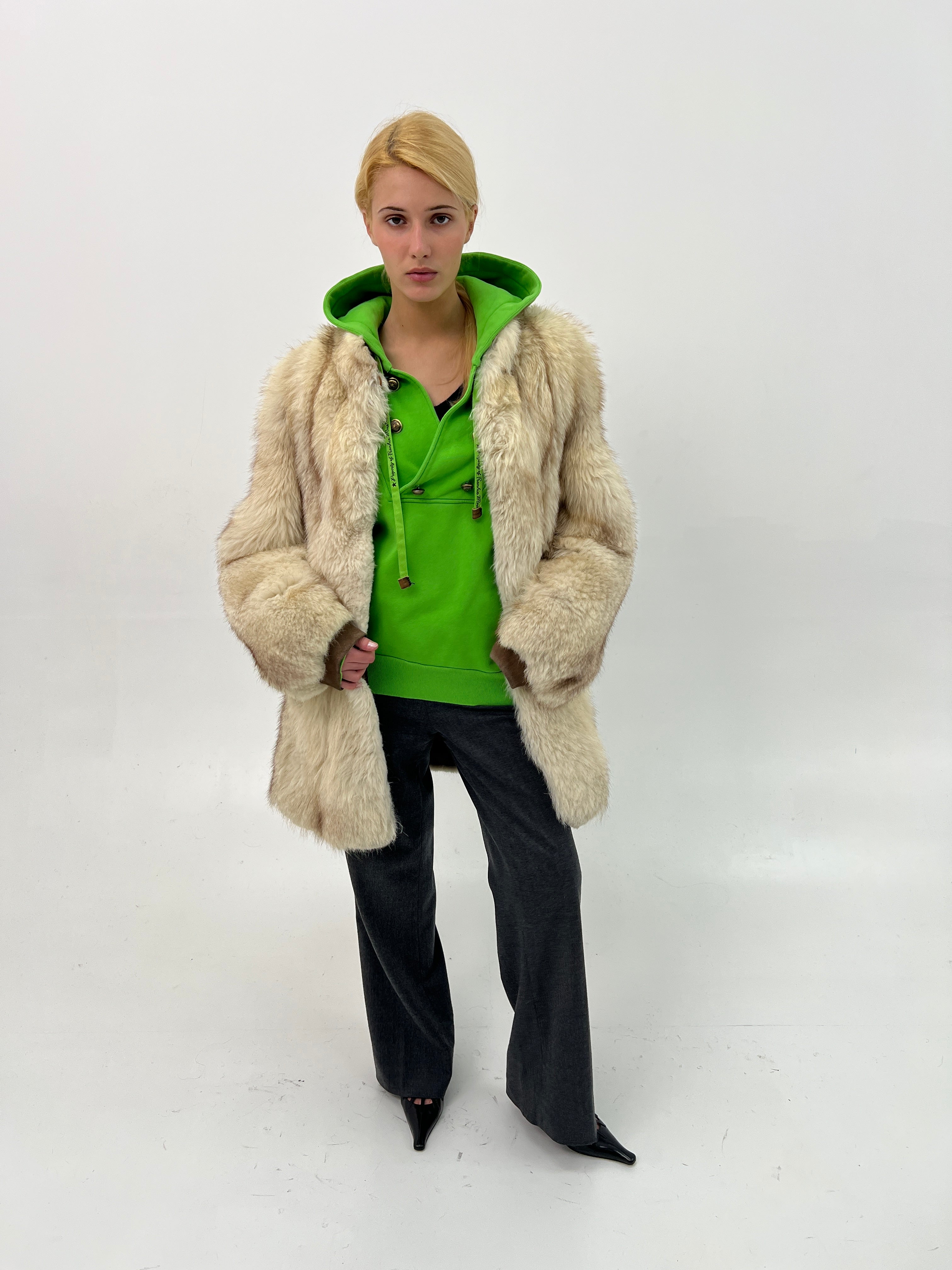 100% Real Silver Fox Fur