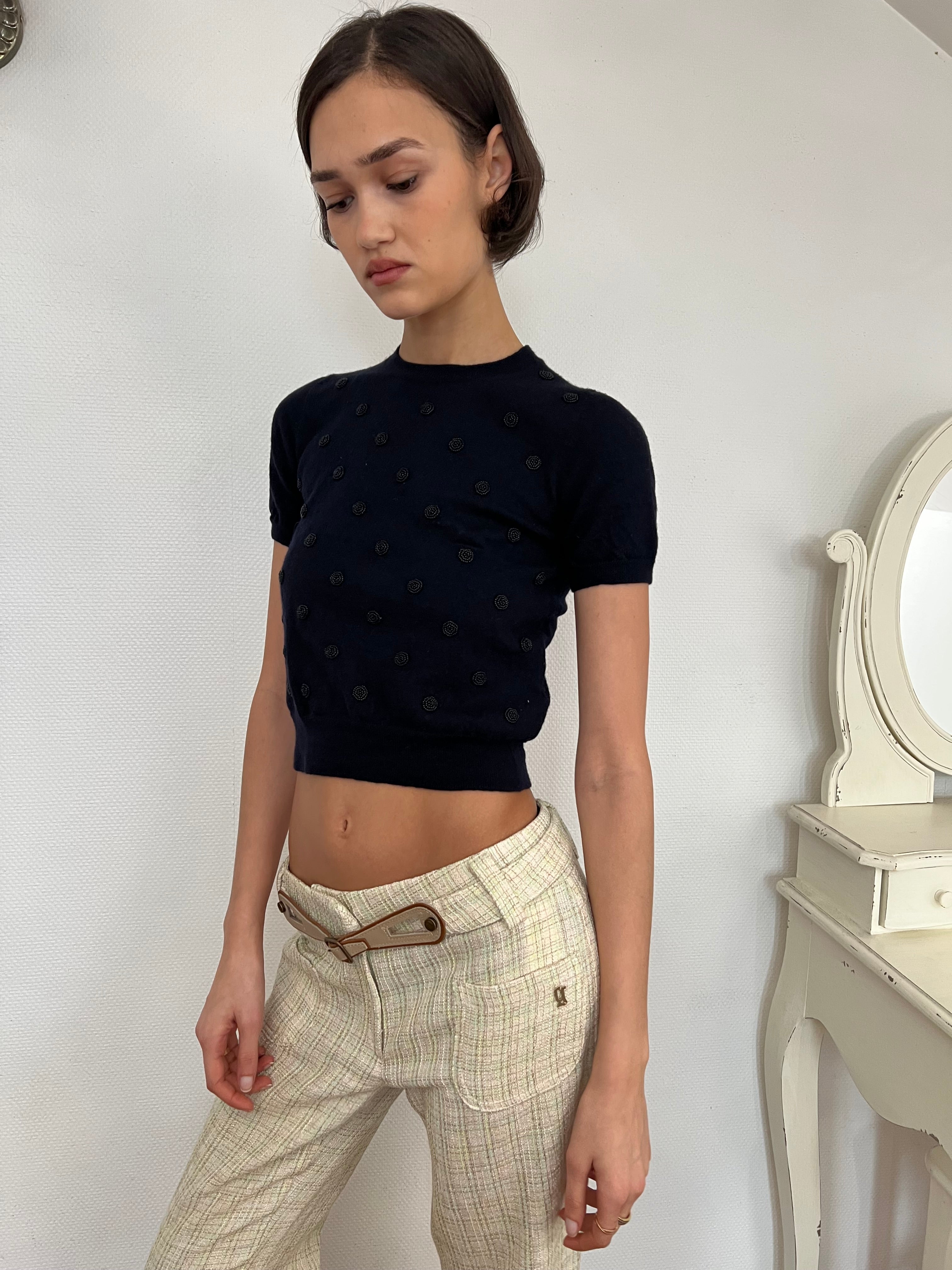 Comme des garcons knit top