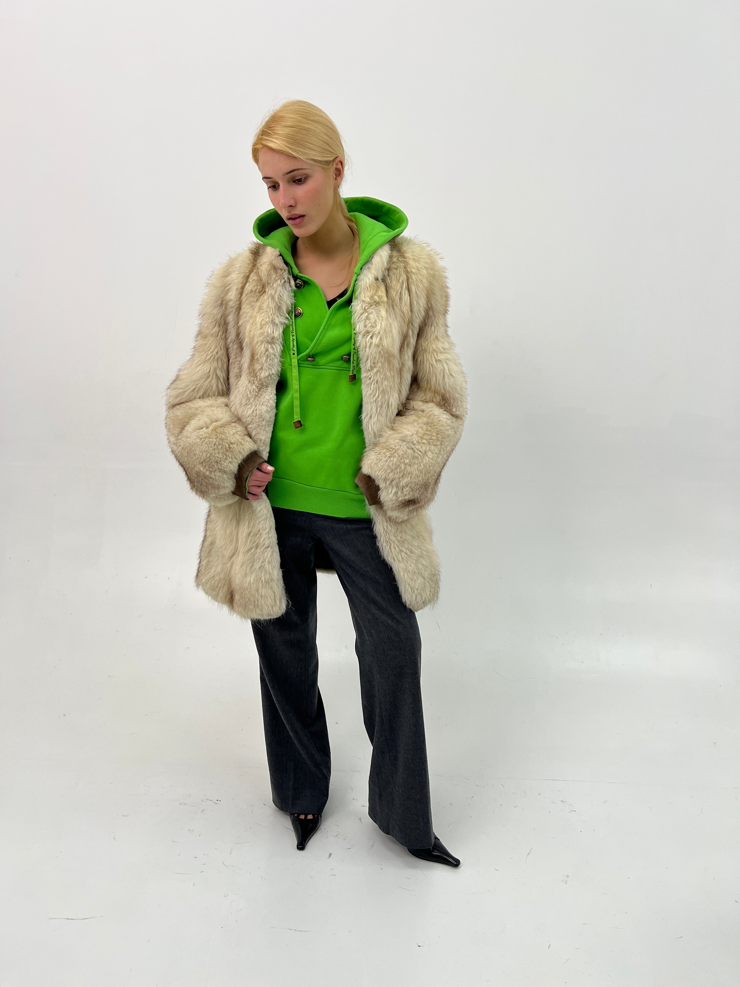 100% Real Silver Fox Fur