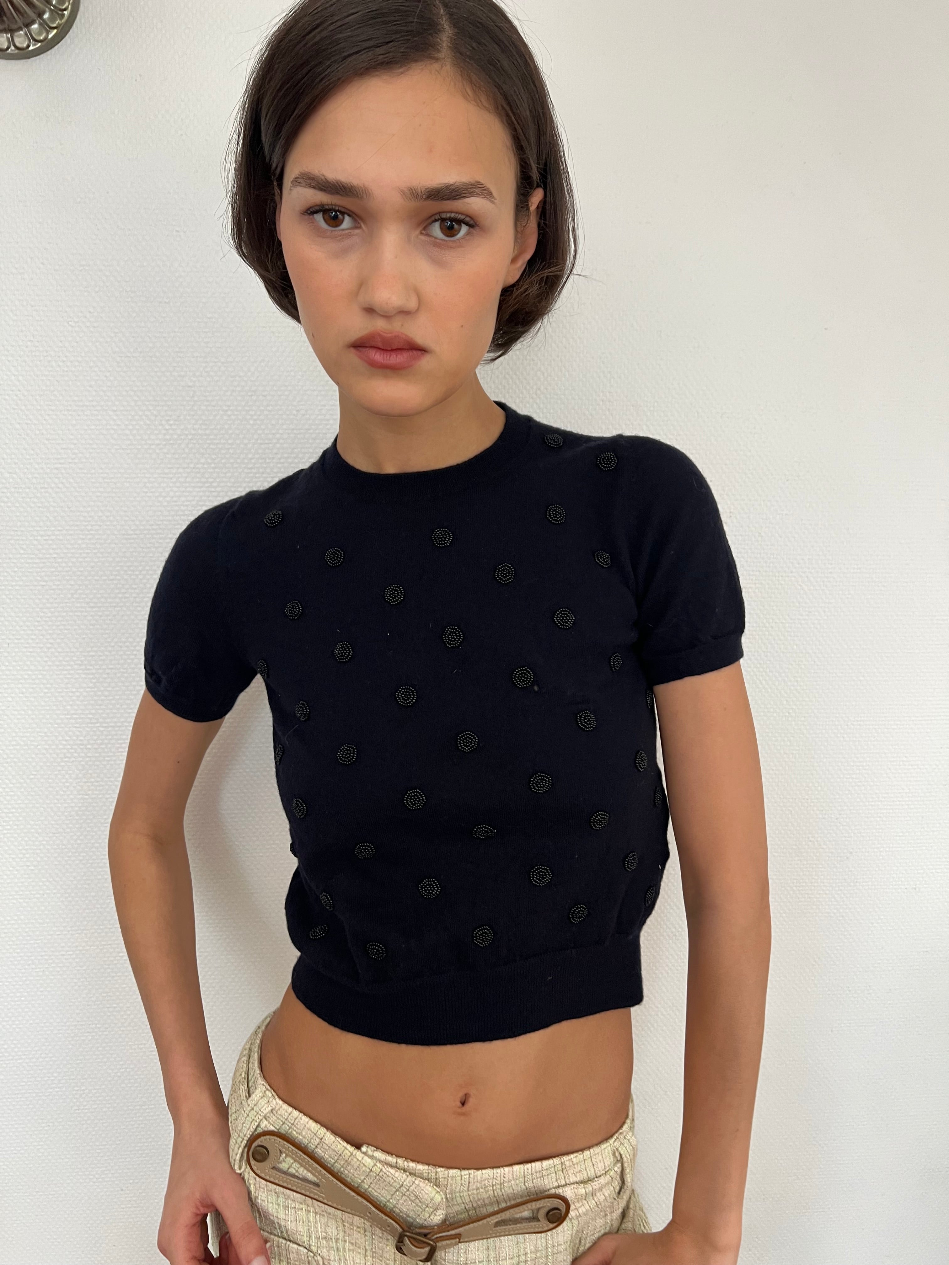 Comme des garcons knit top