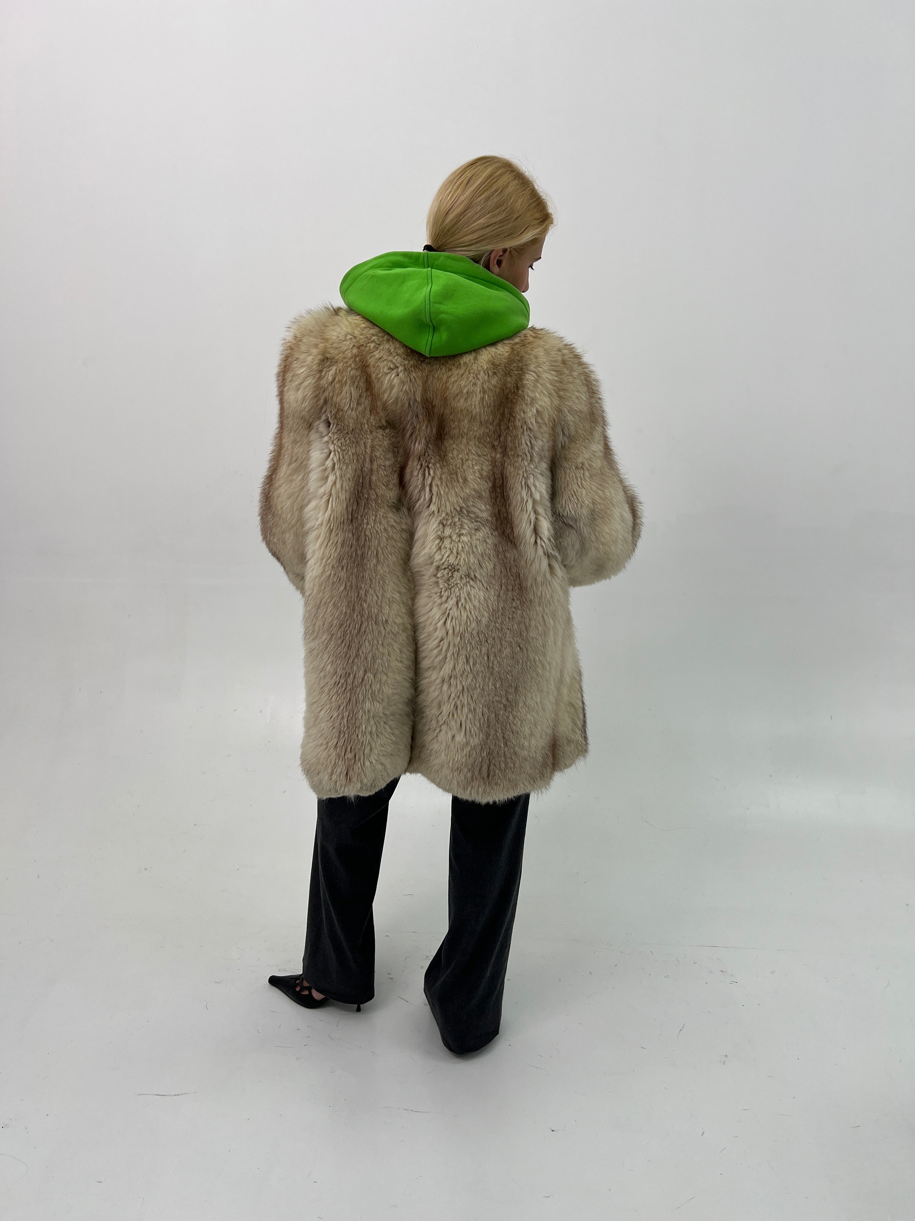 100% Real Silver Fox Fur