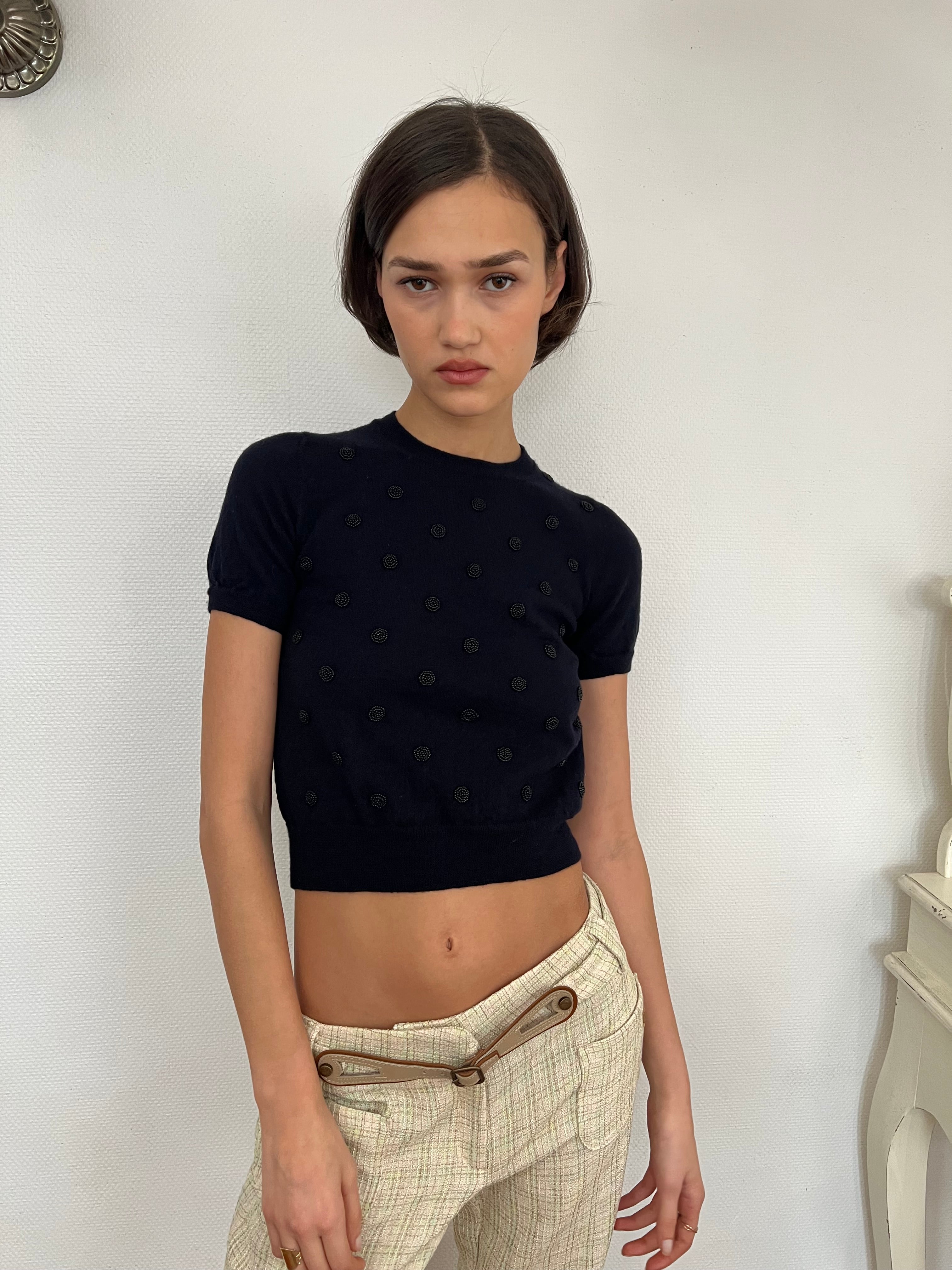 Comme des garcons knit top