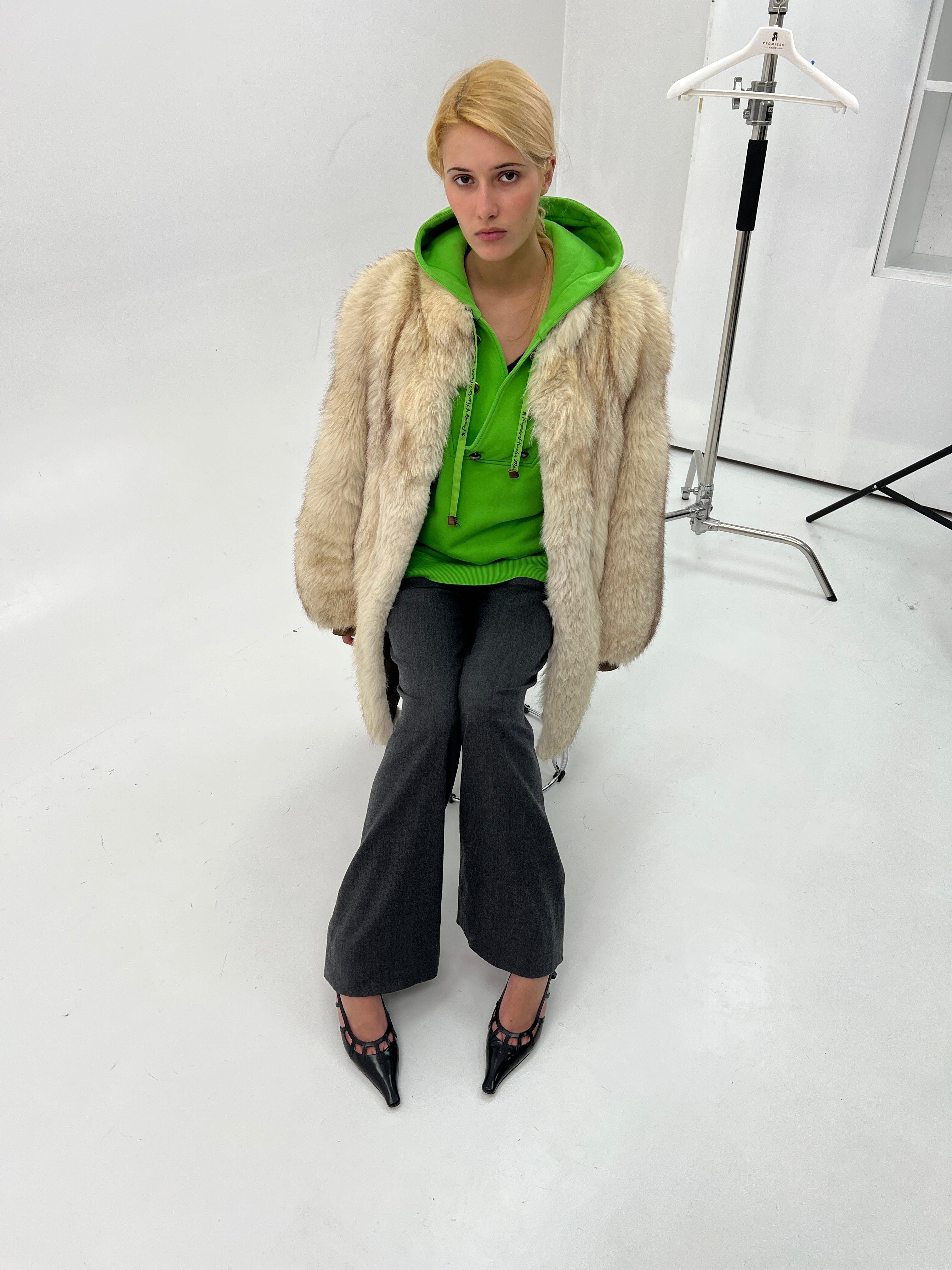 100% Real Silver Fox Fur