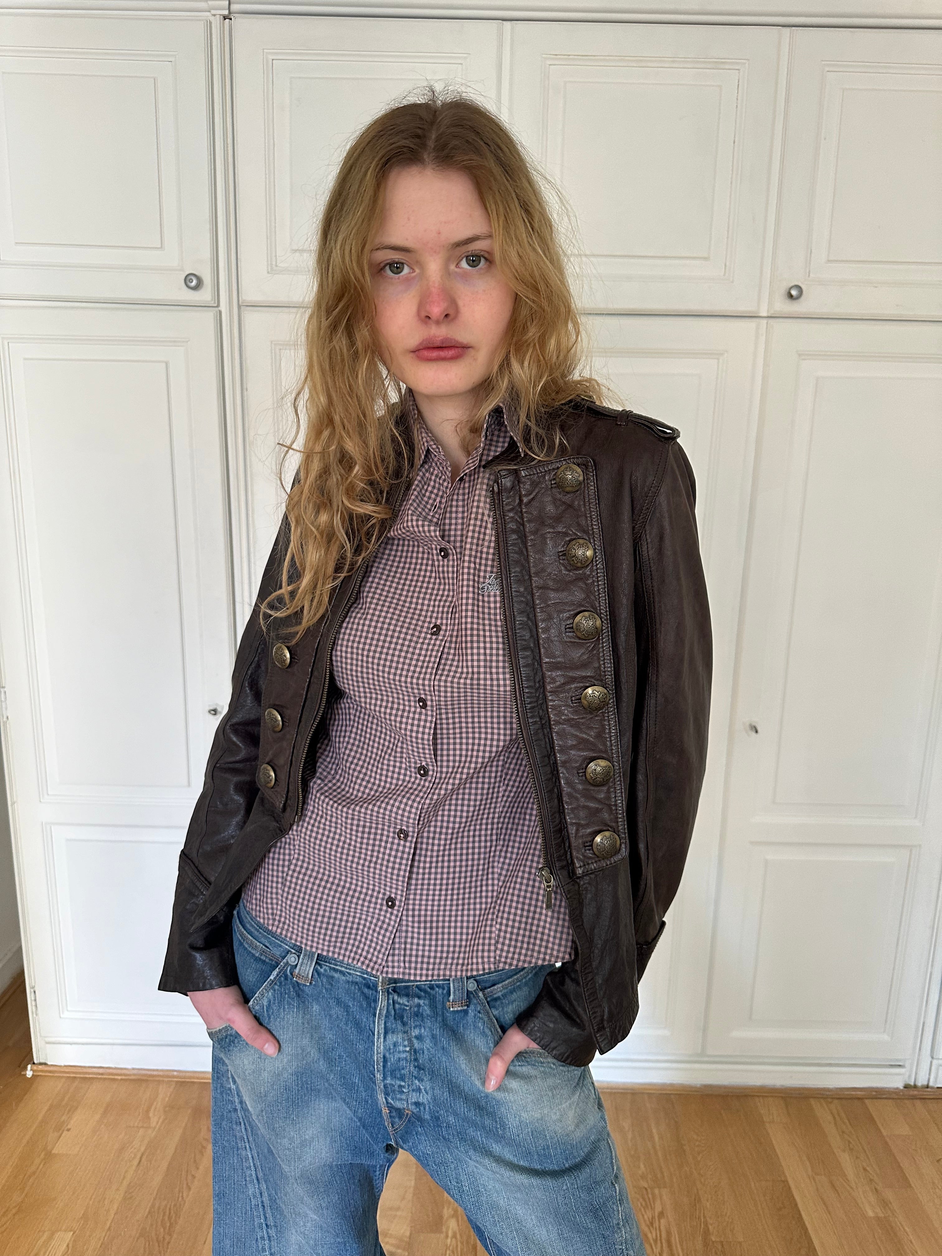 Real Leather Utility jacket