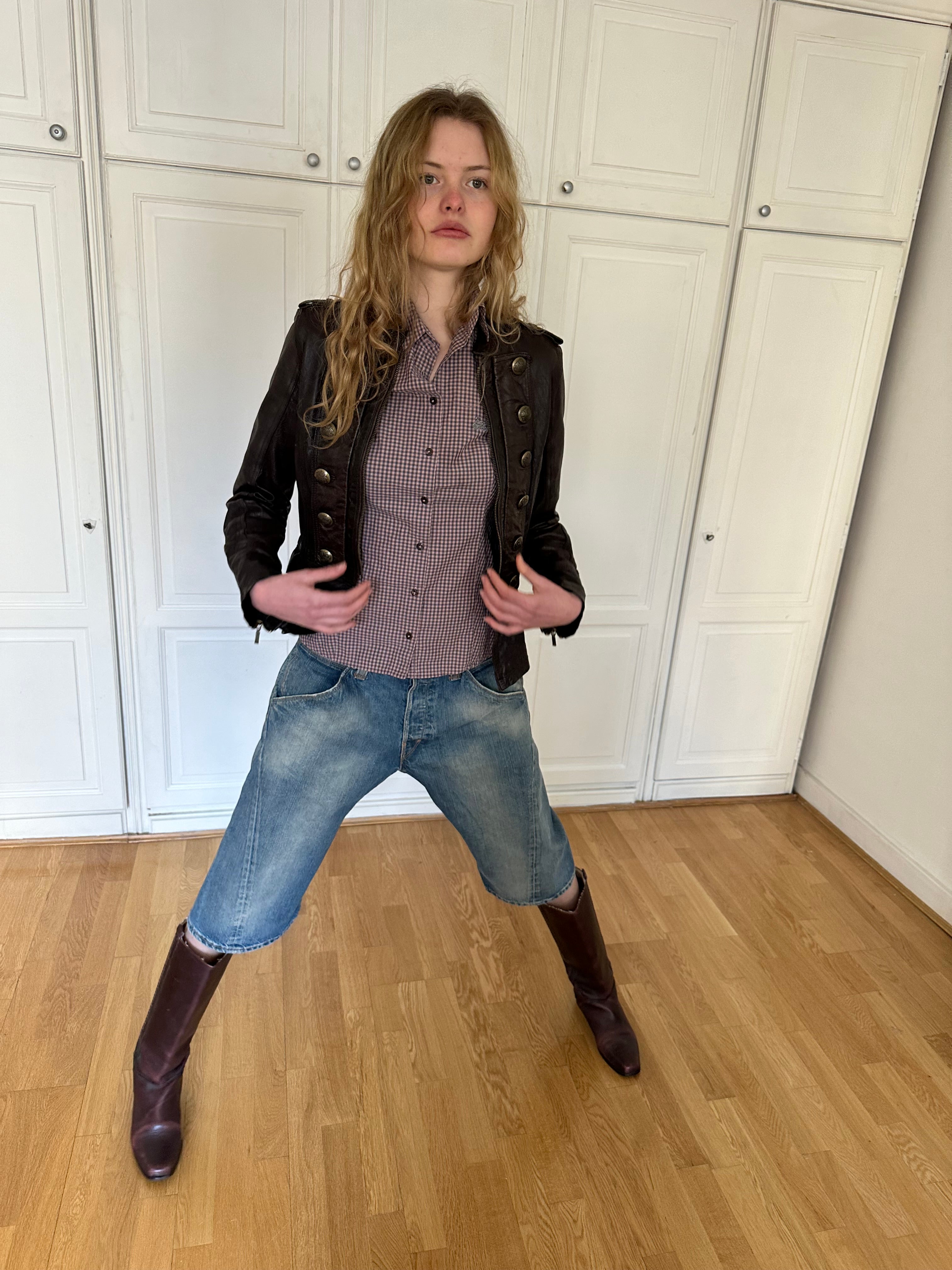 Real Leather Utility jacket