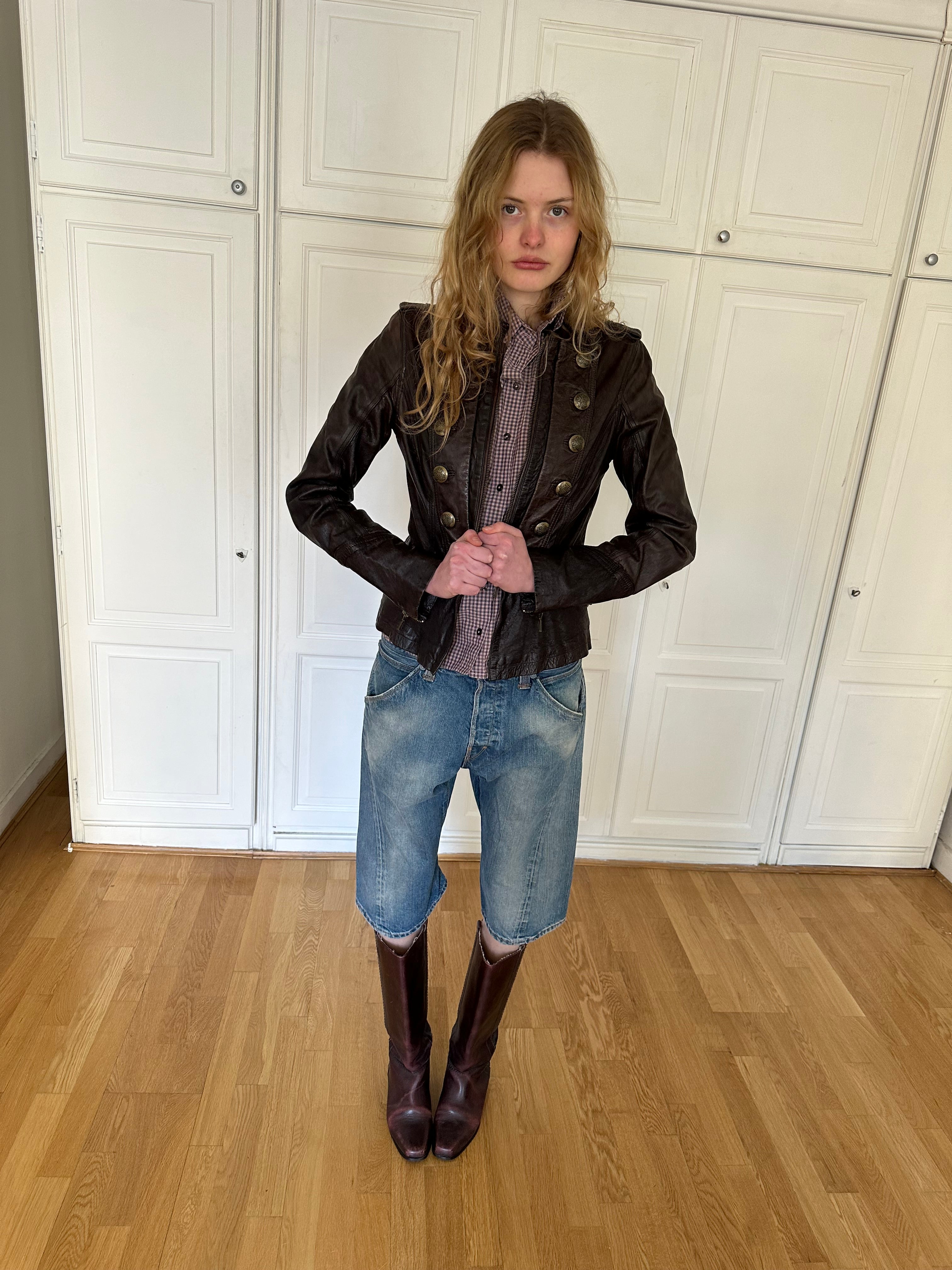 Real Leather Utility jacket