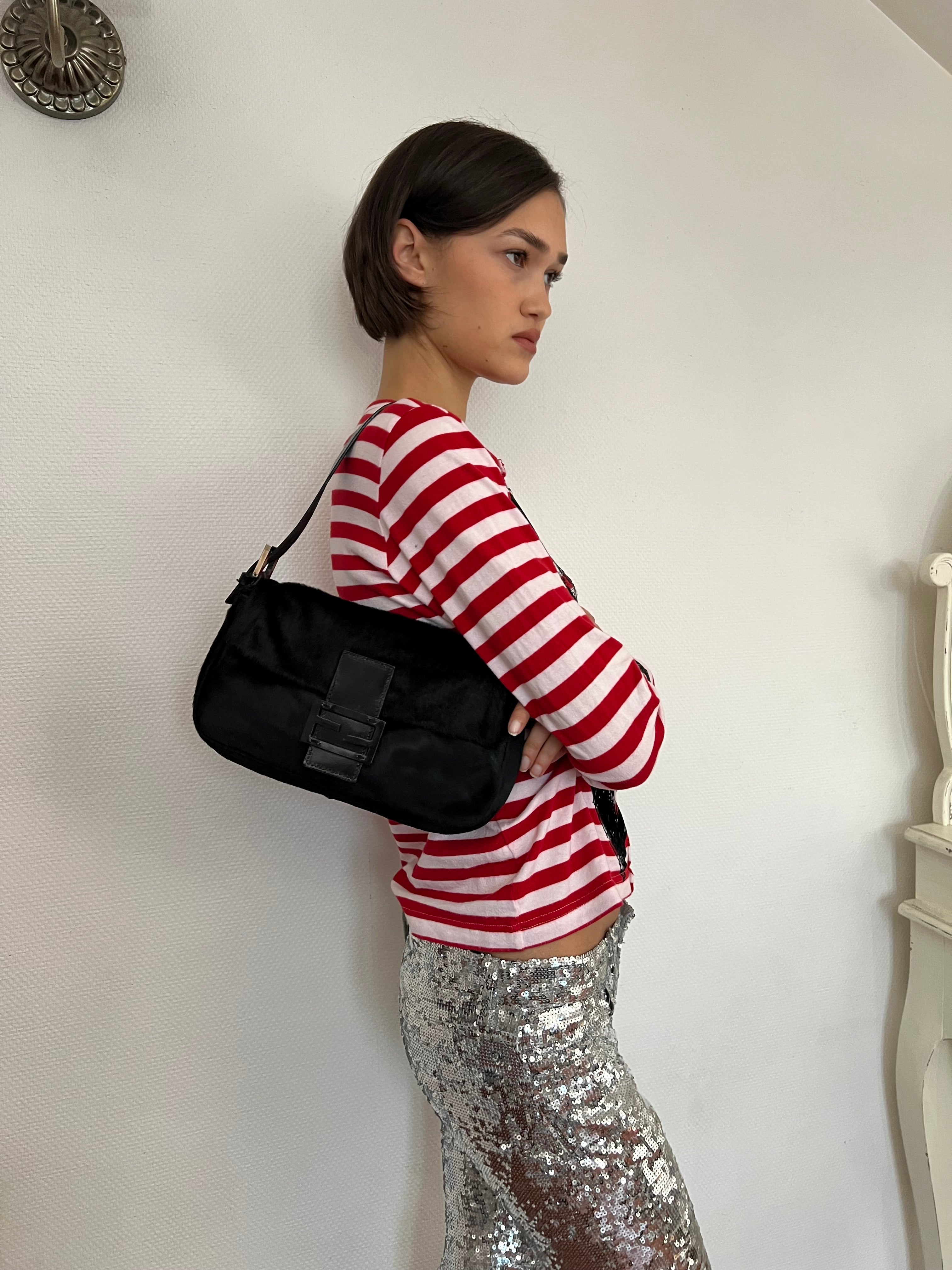 Fendi Pony Hair Baguette