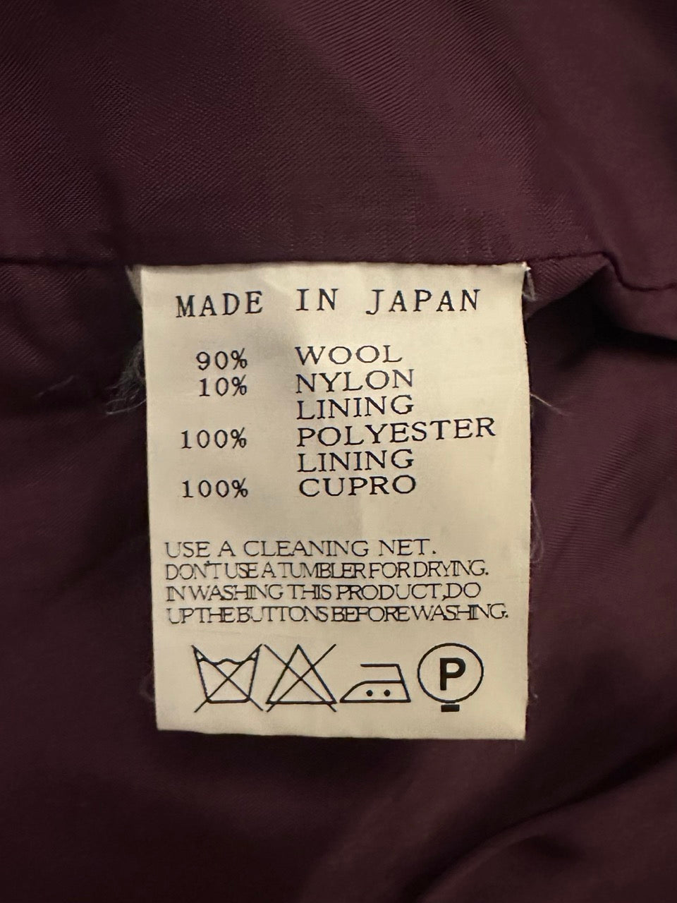 Yohji Yamamoto Peacoat
