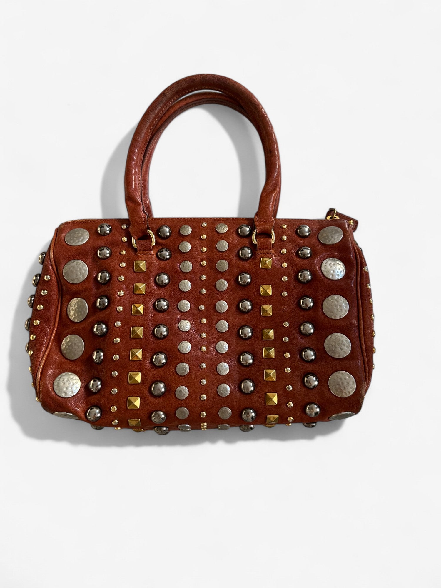 バッグ 00s archive miumiu leather studs bag 00s archive miumiu leather studs bag