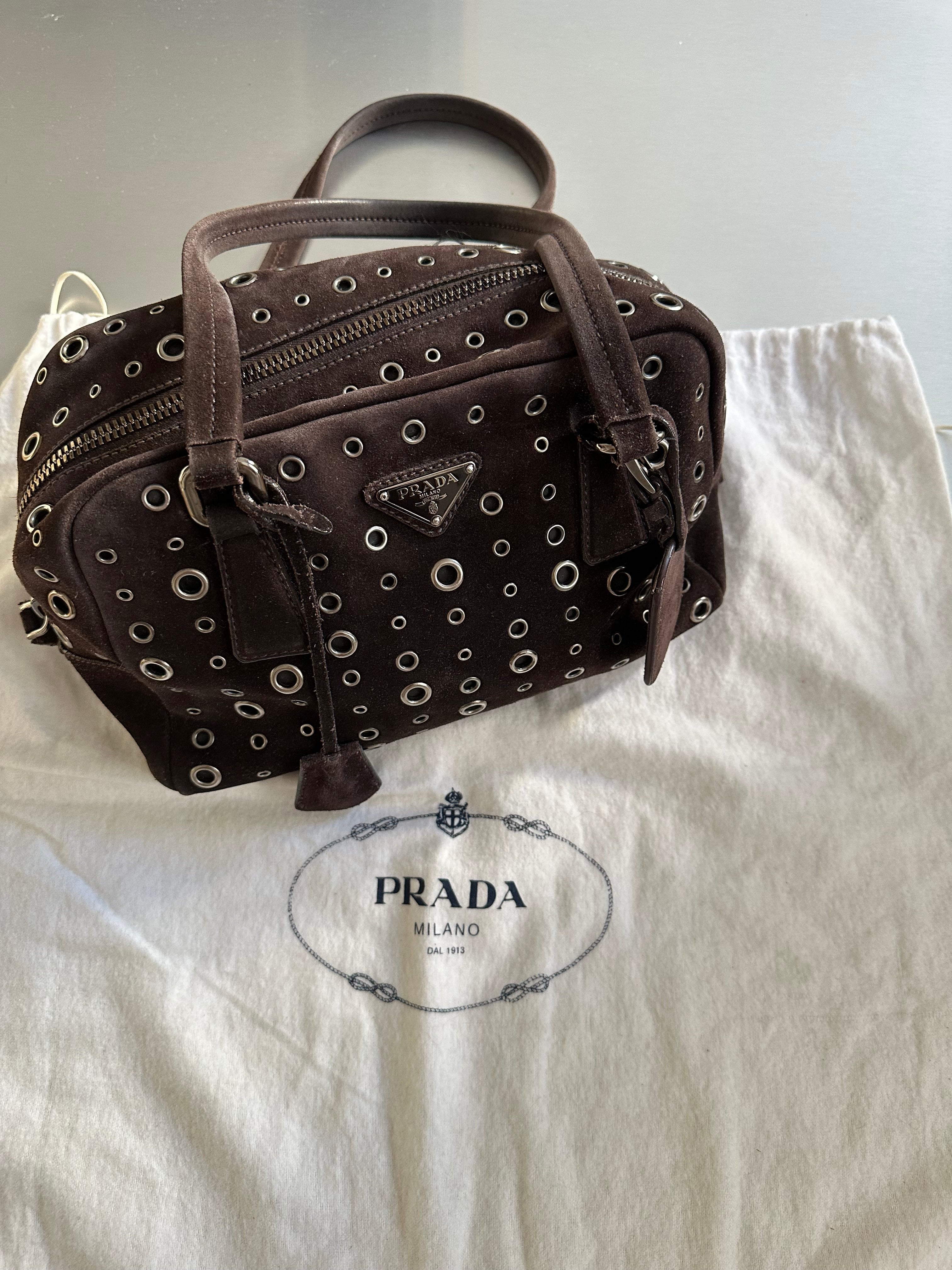 Prada Boston Eyelets
