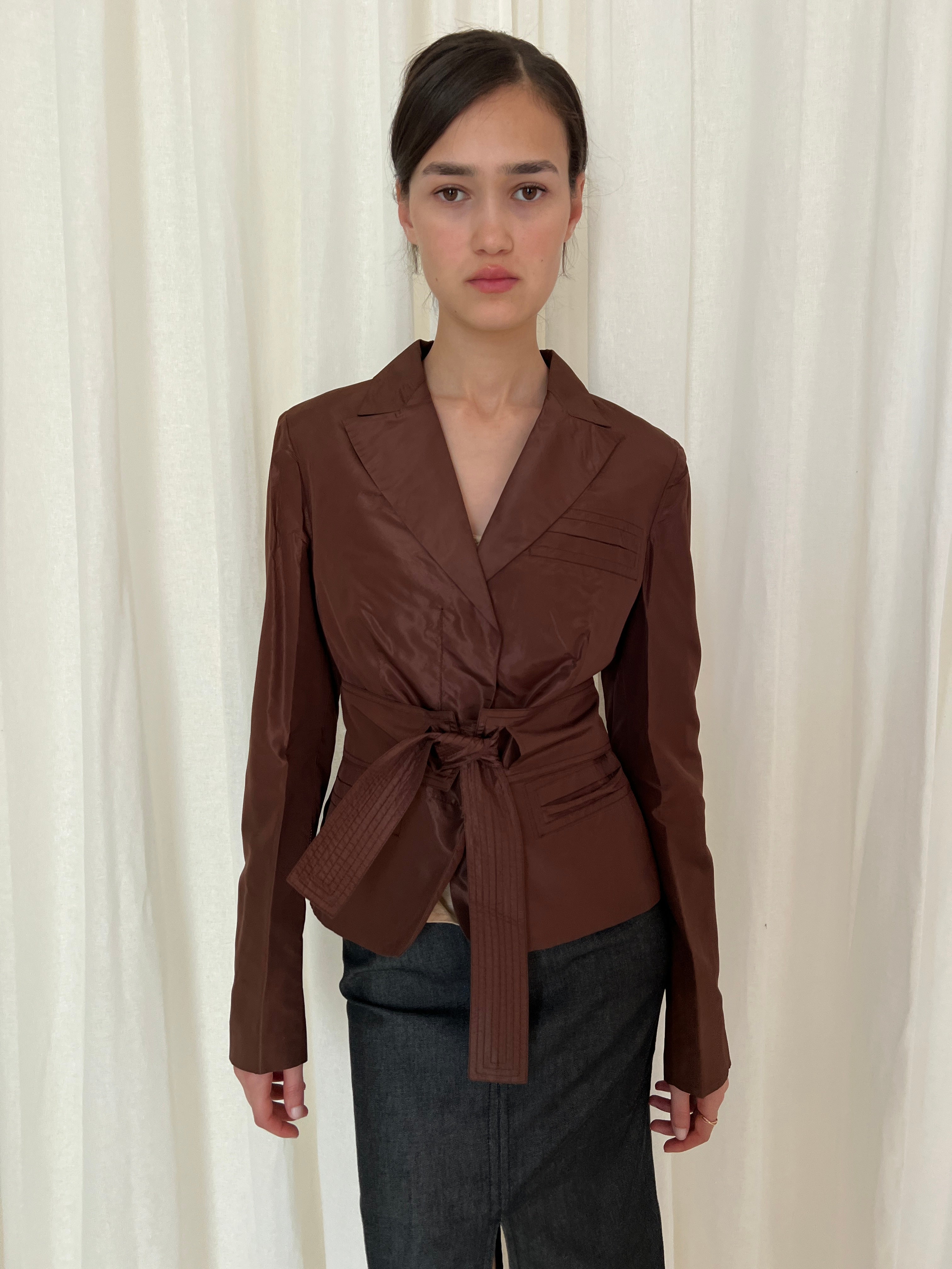 SS03 Gucci tom ford silk blazer