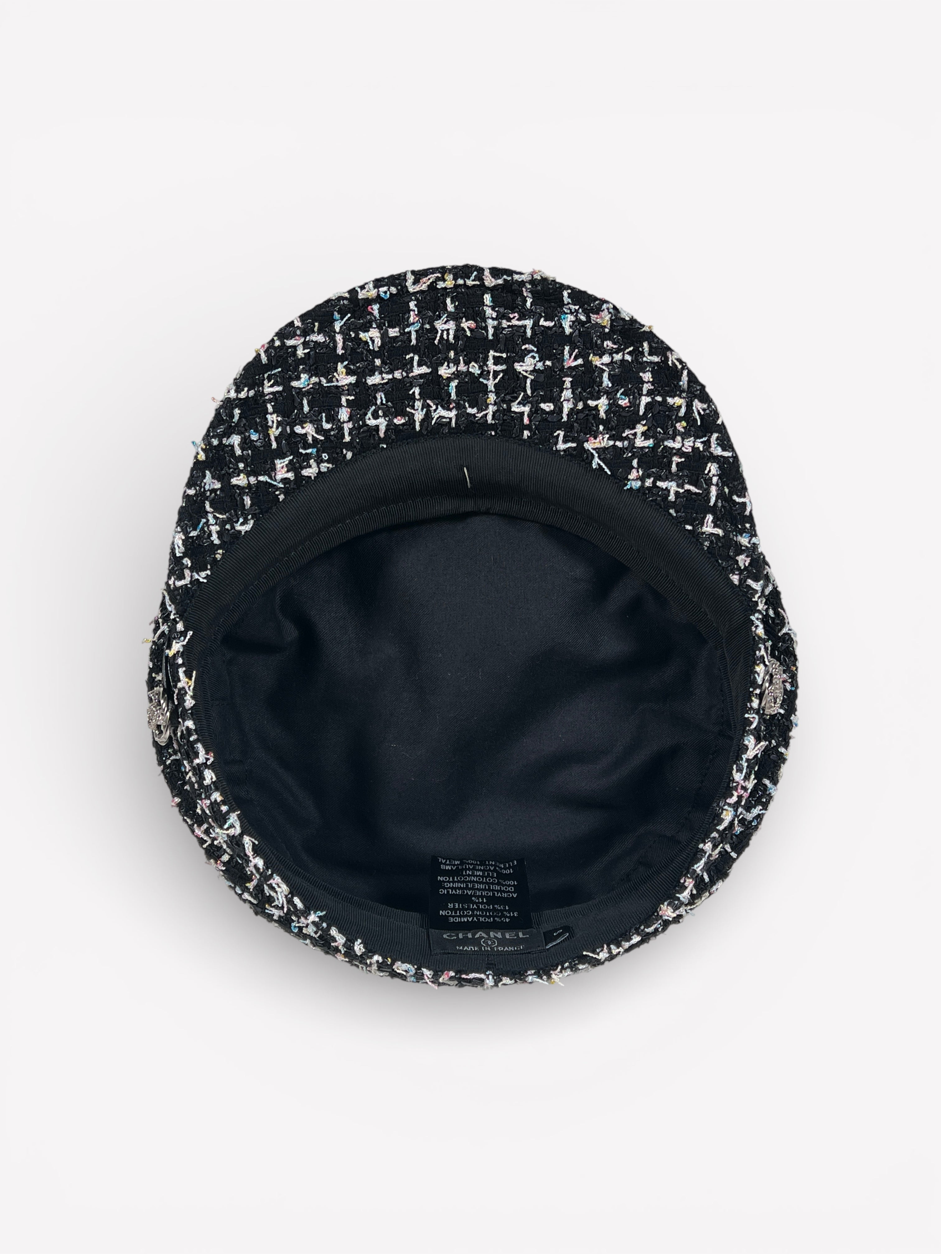 Chanel Tweed Cap